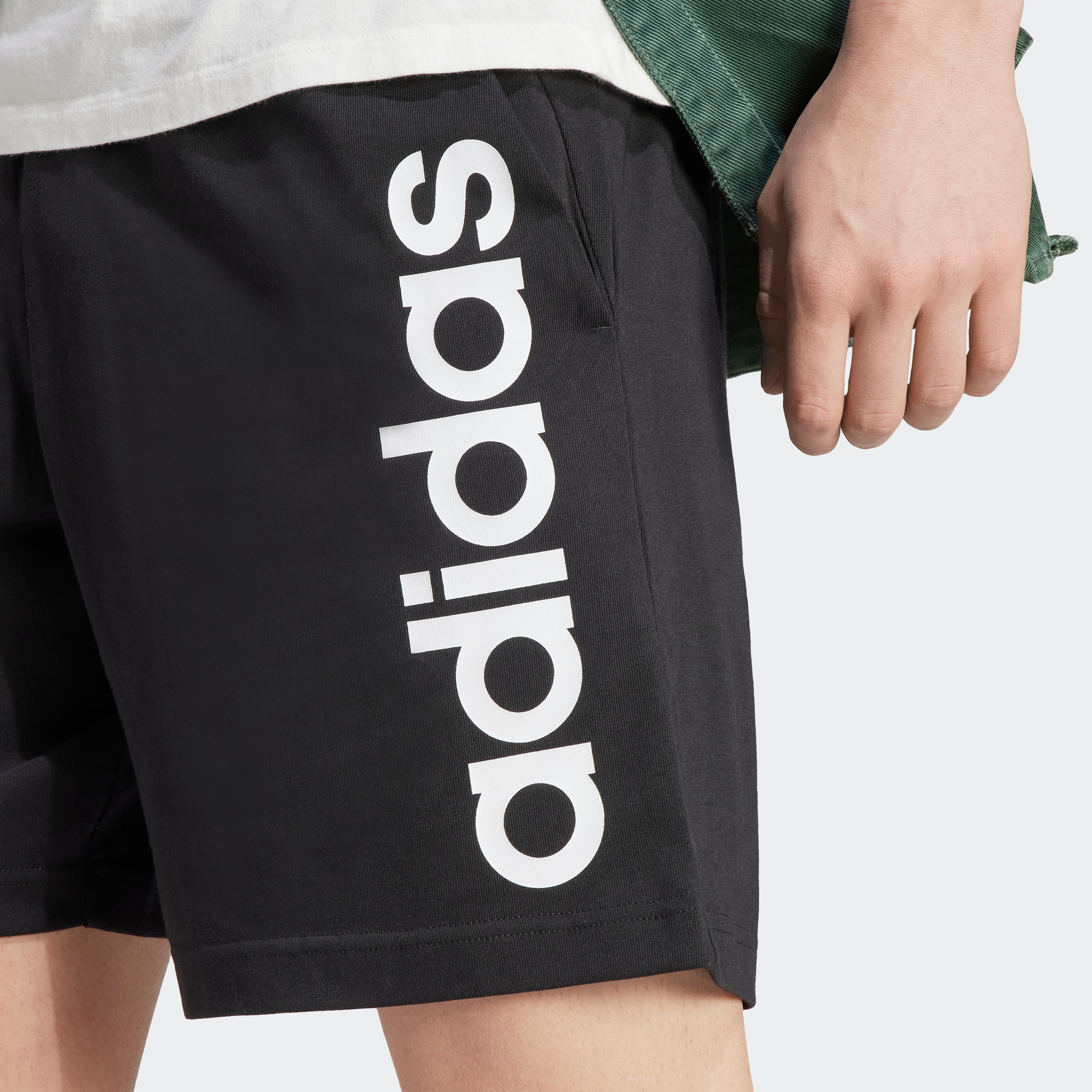 adidas Sportswear Shorts »AEROREADY ESSENTIALS SINGLE JERSEY LINEAR LOGO«, (1  tlg.) bei ♕