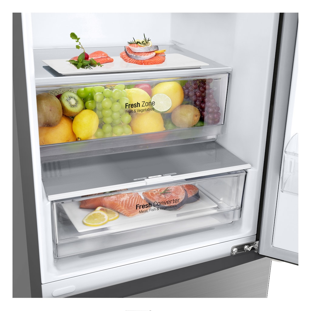 LG Kühl-/Gefrierkombination »GBP 62«, PZNBC, 203 cm hoch, 59,5 cm breit