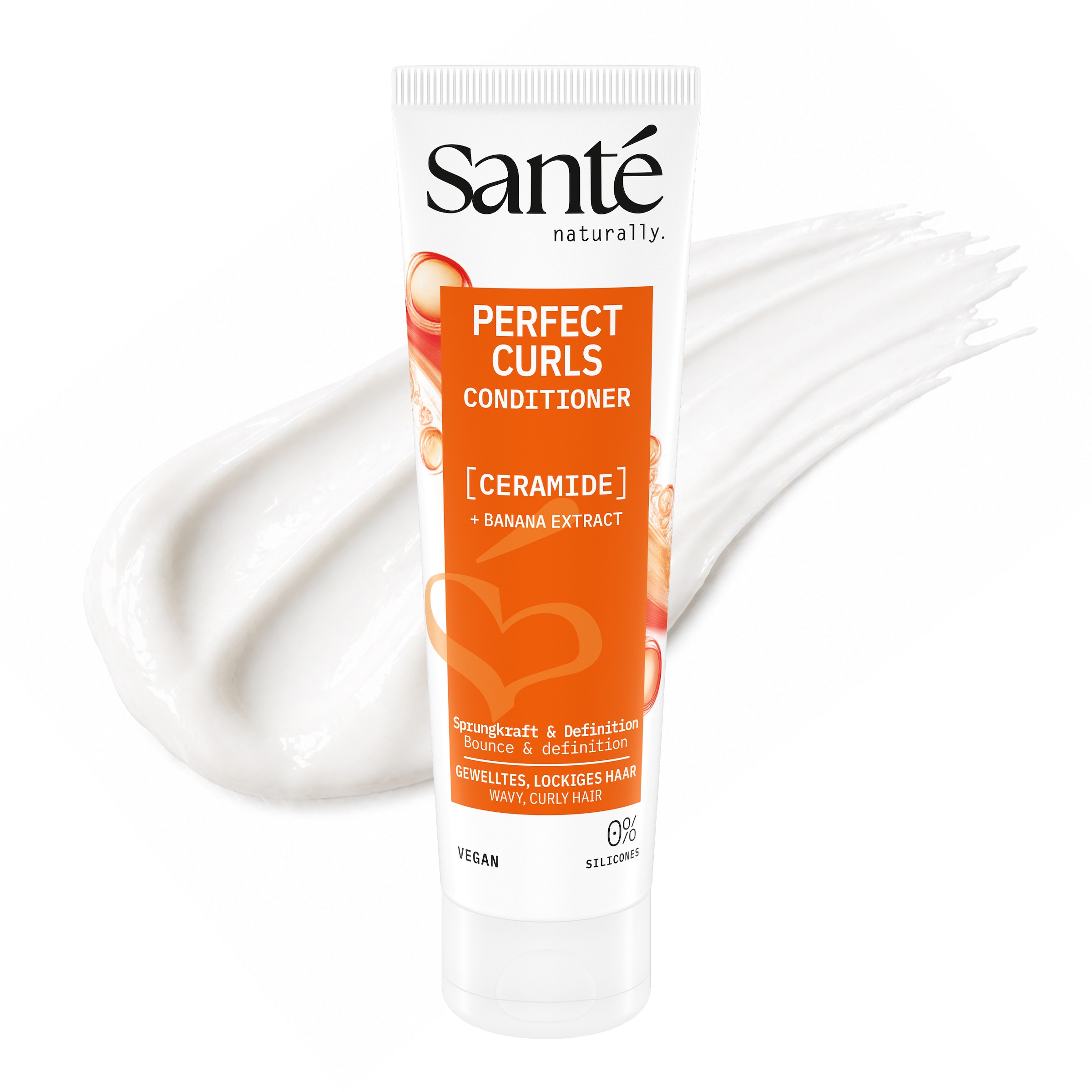 SANTE Haarspülung »Perfect Curls Conditioner« Haarspülung, mit Kokosöl, Avocadoöl und Rizinusöl