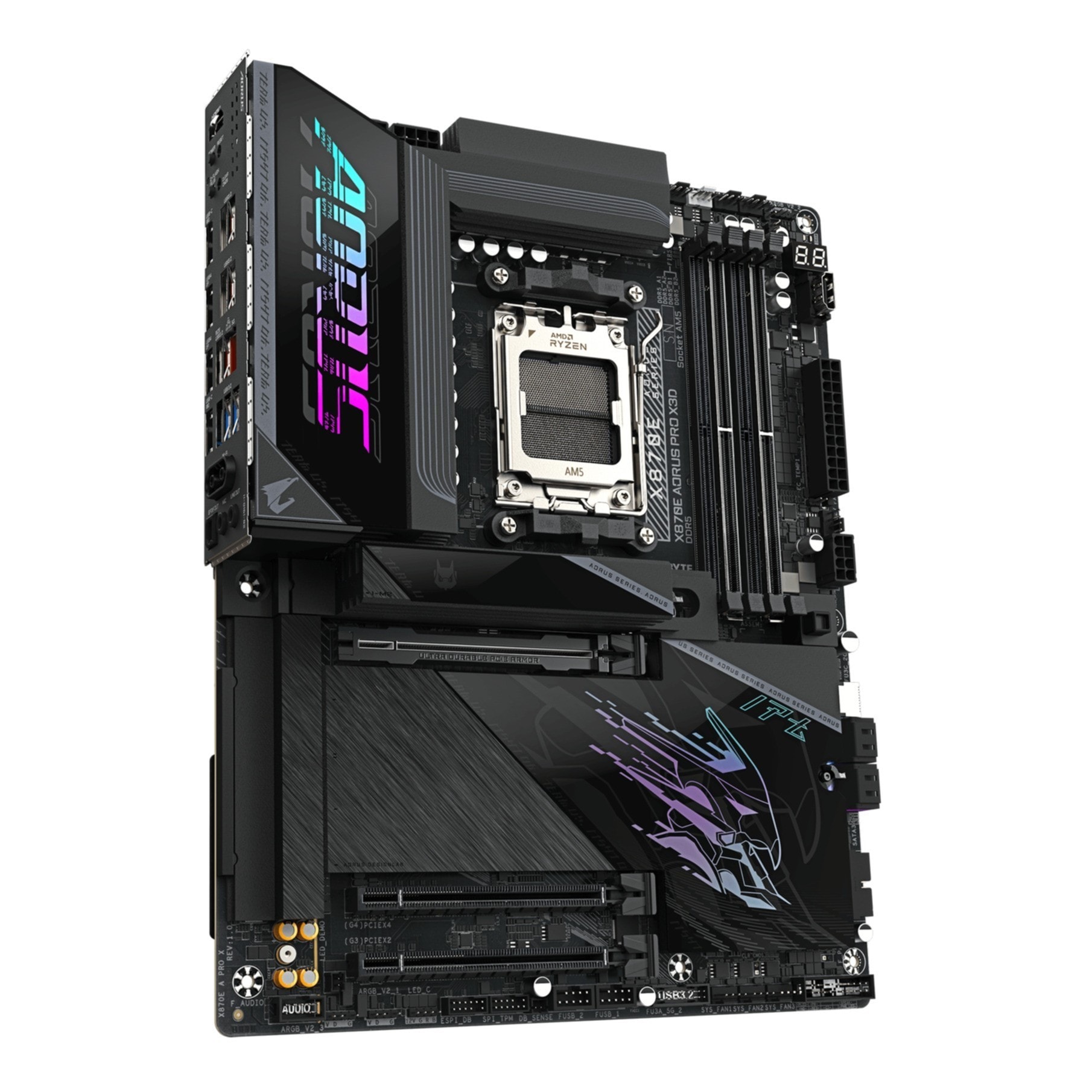 Gigabyte Mainboard »X870E AORUS PRO X3D Mainboard - Unterstützt AMD Ryzen 9000 CPUs, digit«