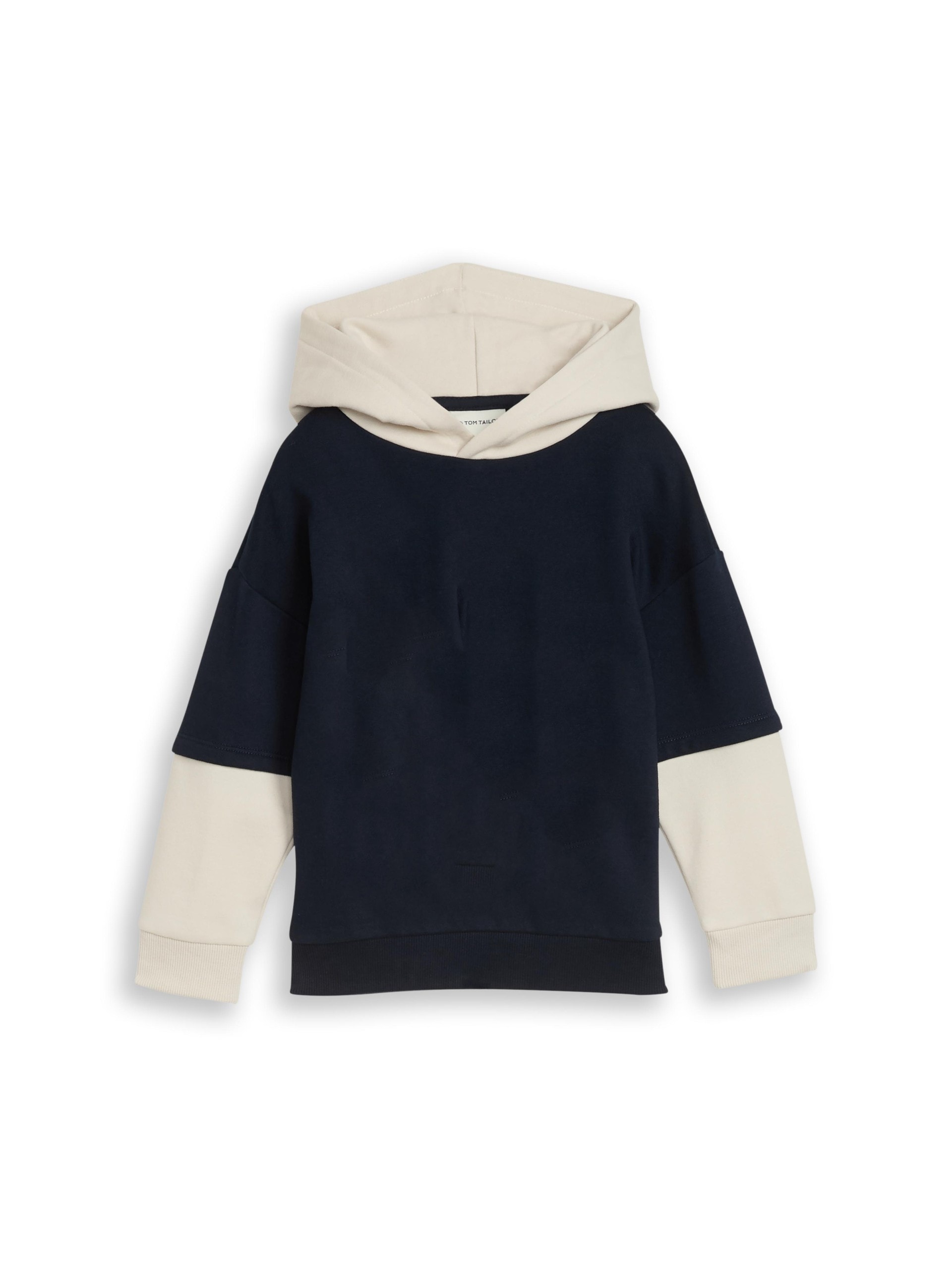 TOM TAILOR Kapuzensweatshirt , im Colorblocking-Design
