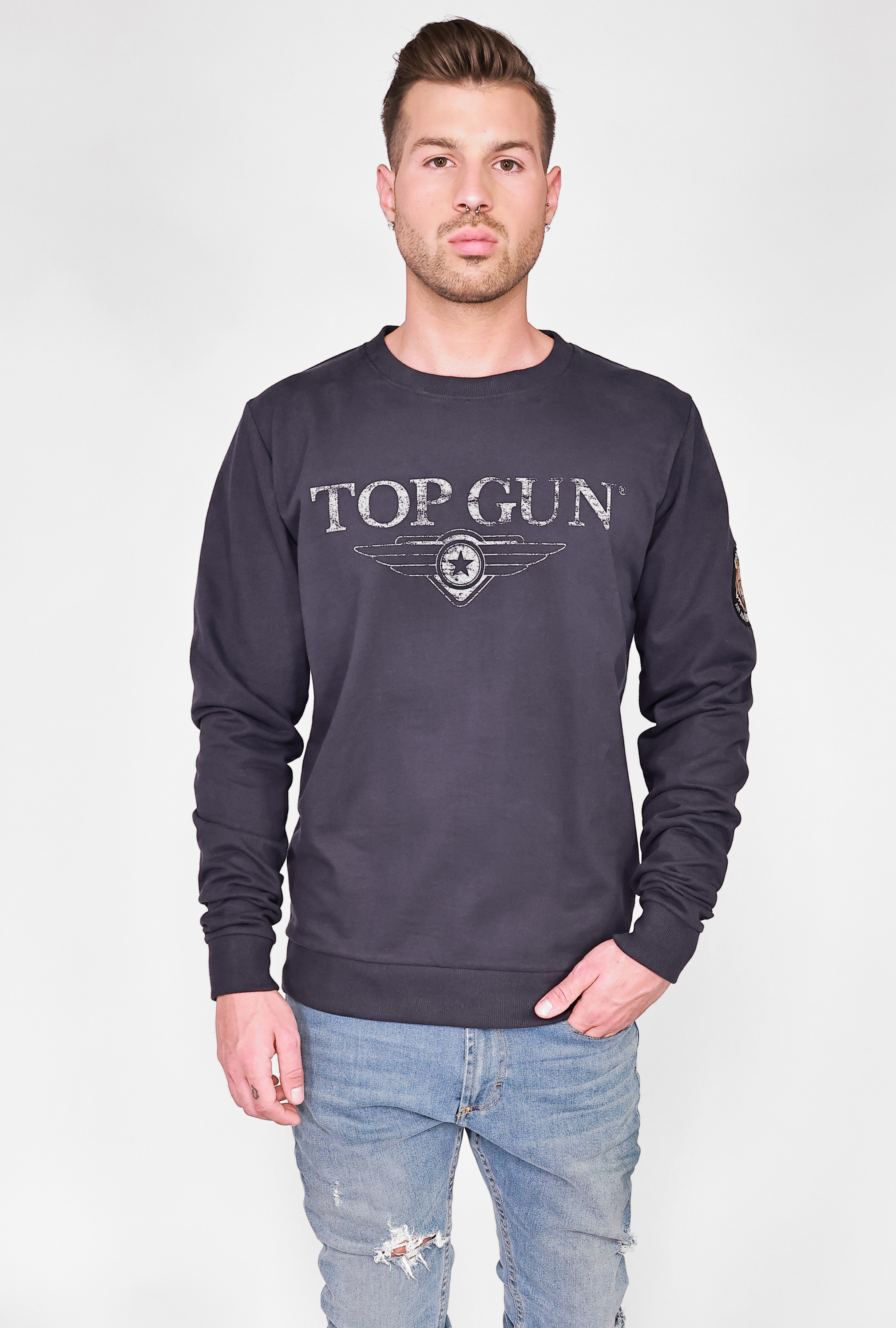 TOP GUN Sweatshirt »Sweater TG20213005«