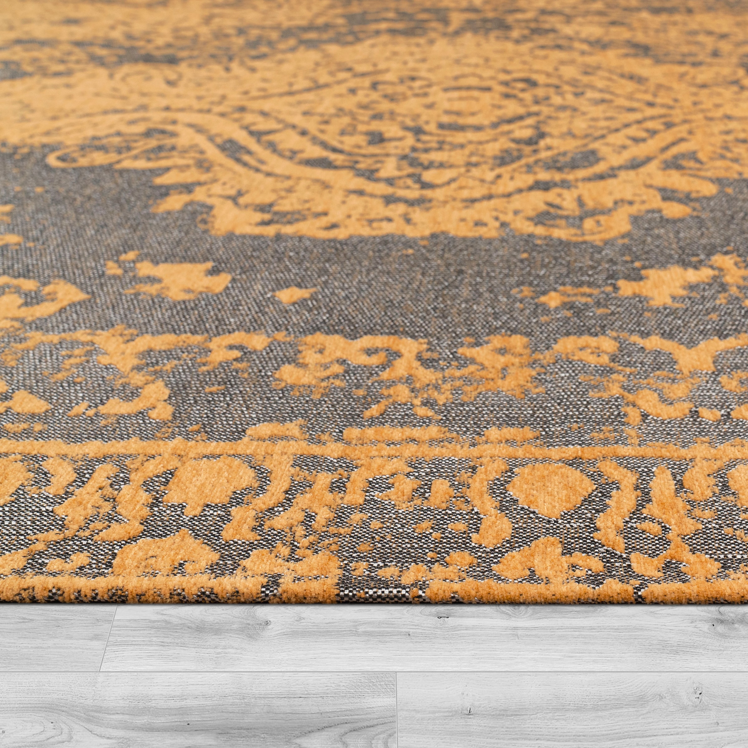 Paco Home Teppich »Mariba 200« rechteckig 13 mm Höhe Kurzflor, meliert, Orient-Optik, Hoch-Tief Effekt, Wohnzimmer