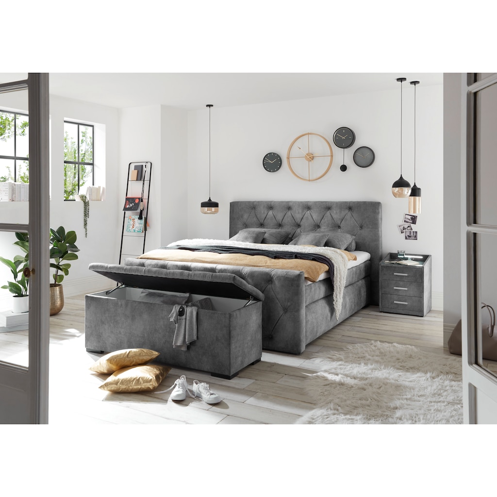 ED EXCITING DESIGN Boxspringbett »Hammonton«