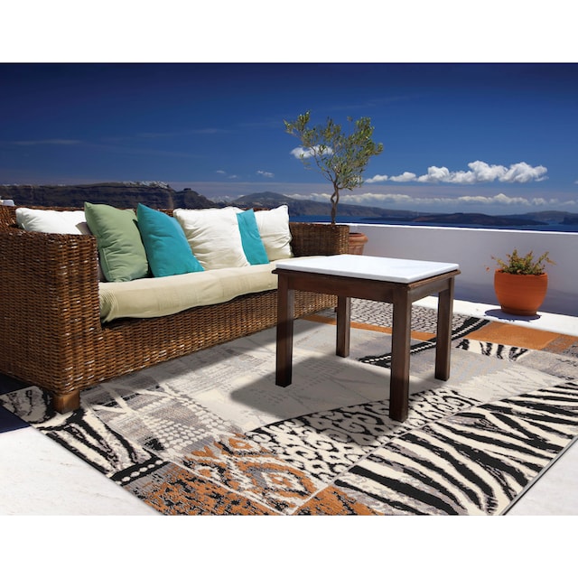 Gino Falcone Teppich »Outdoor-Africa 42«, rechteckig, Flachgewebe, In- und Outdoor  geeignet, Wohnzimmer online kaufen