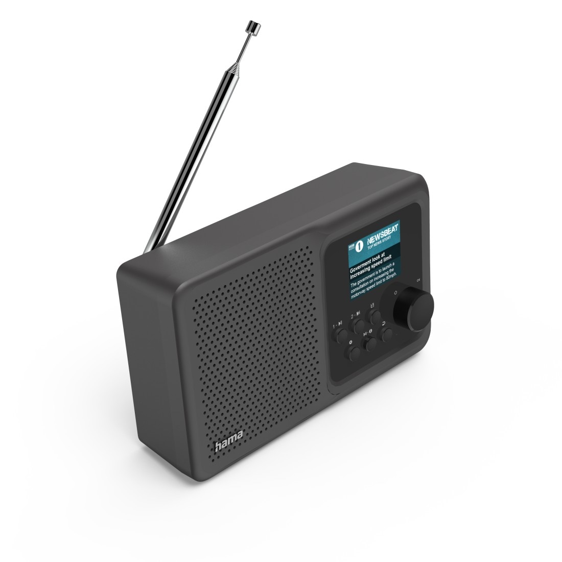 Hama Digitalradio (DAB+) »Digitalradio klein (Bluetooth, DAB+, CD, USB,  MP3, AUX, tragbar, Akku)«, (Bluetooth Digitalradio (DAB+)-Internetradio) ➥  3 Jahre XXL Garantie | UNIVERSAL | CD-Radiorecorder