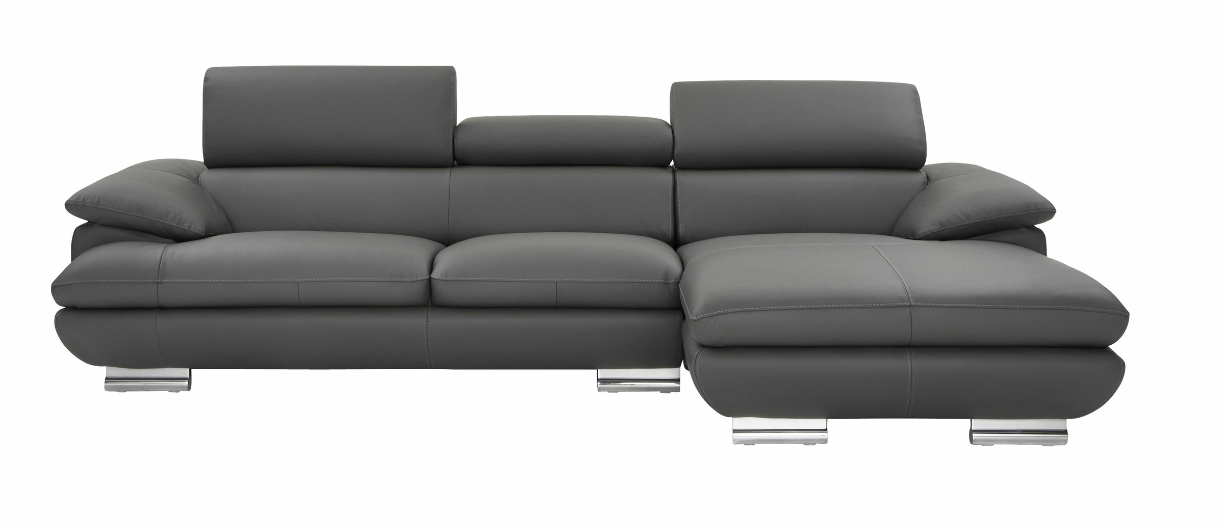 CALIA ITALIA Ecksofa »Magic, ein italienisches Sofa zum Träumen, erstklassiger Sitzkomfort«, mit verstellbaren Kopfteilen, in 2 Lederqualitäten