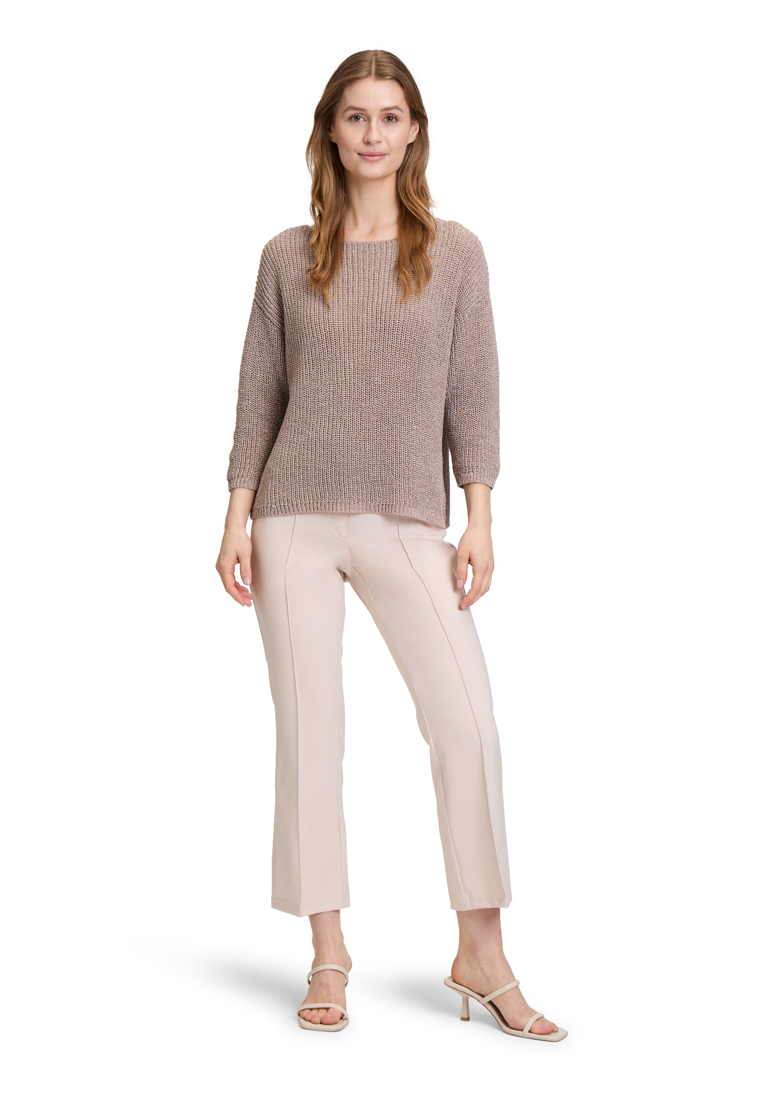 Betty Barclay Rundhalspullover »Basic-Strickpullover mit Rippenstruktur«