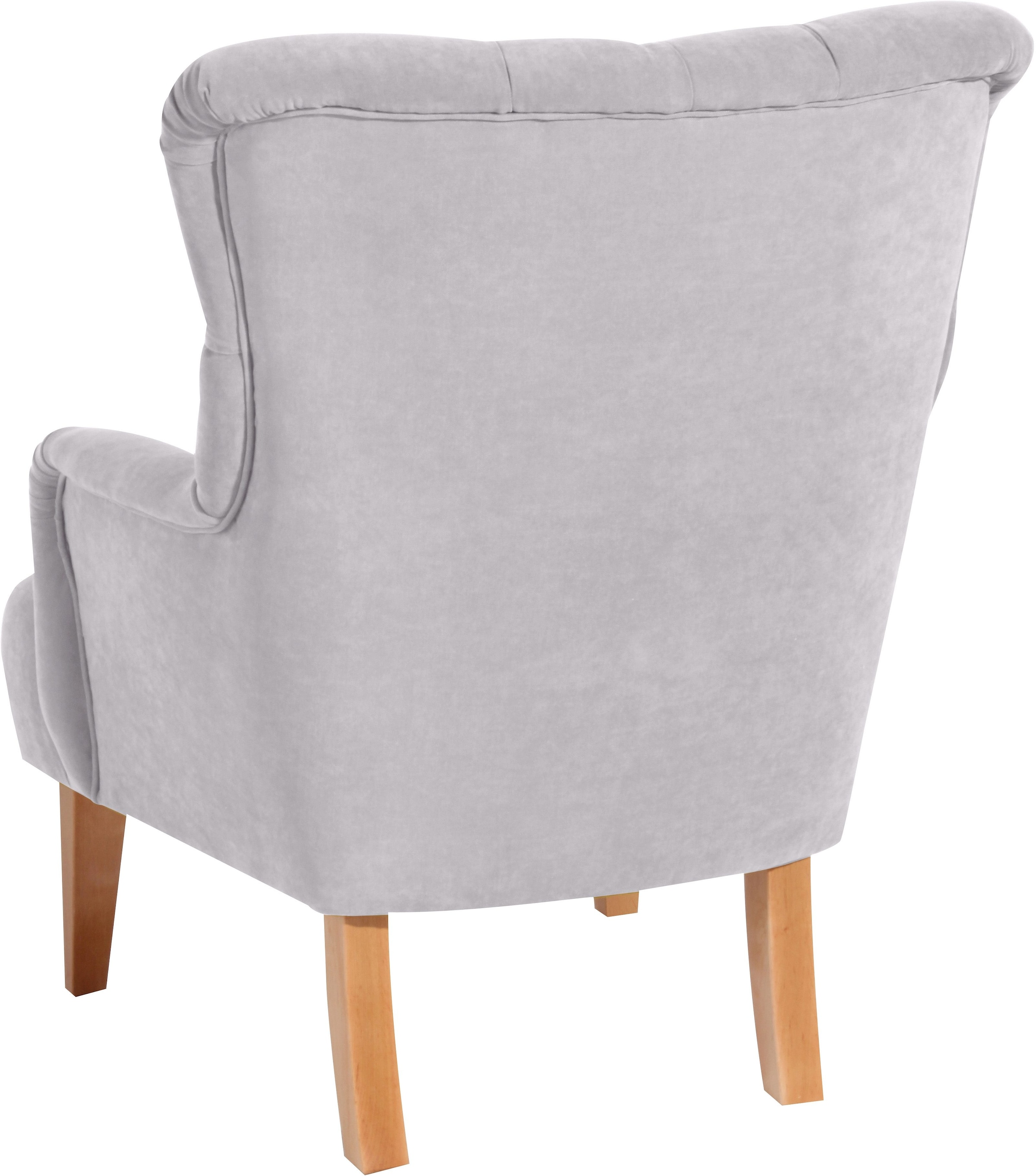 Max Winzer® Chesterfield-Sessel »Bradley, Loungesessel«, mit edler Knopfheftung