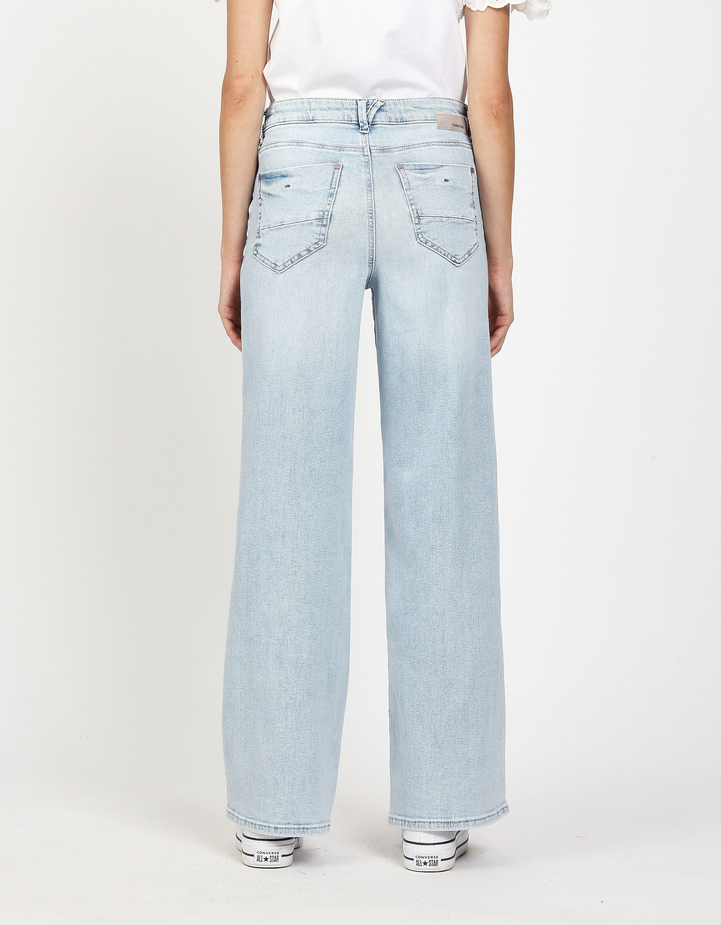 GANG Straight-Jeans »94CARLOTTA LONG« Wide Leg im 5-Pocket-Stil