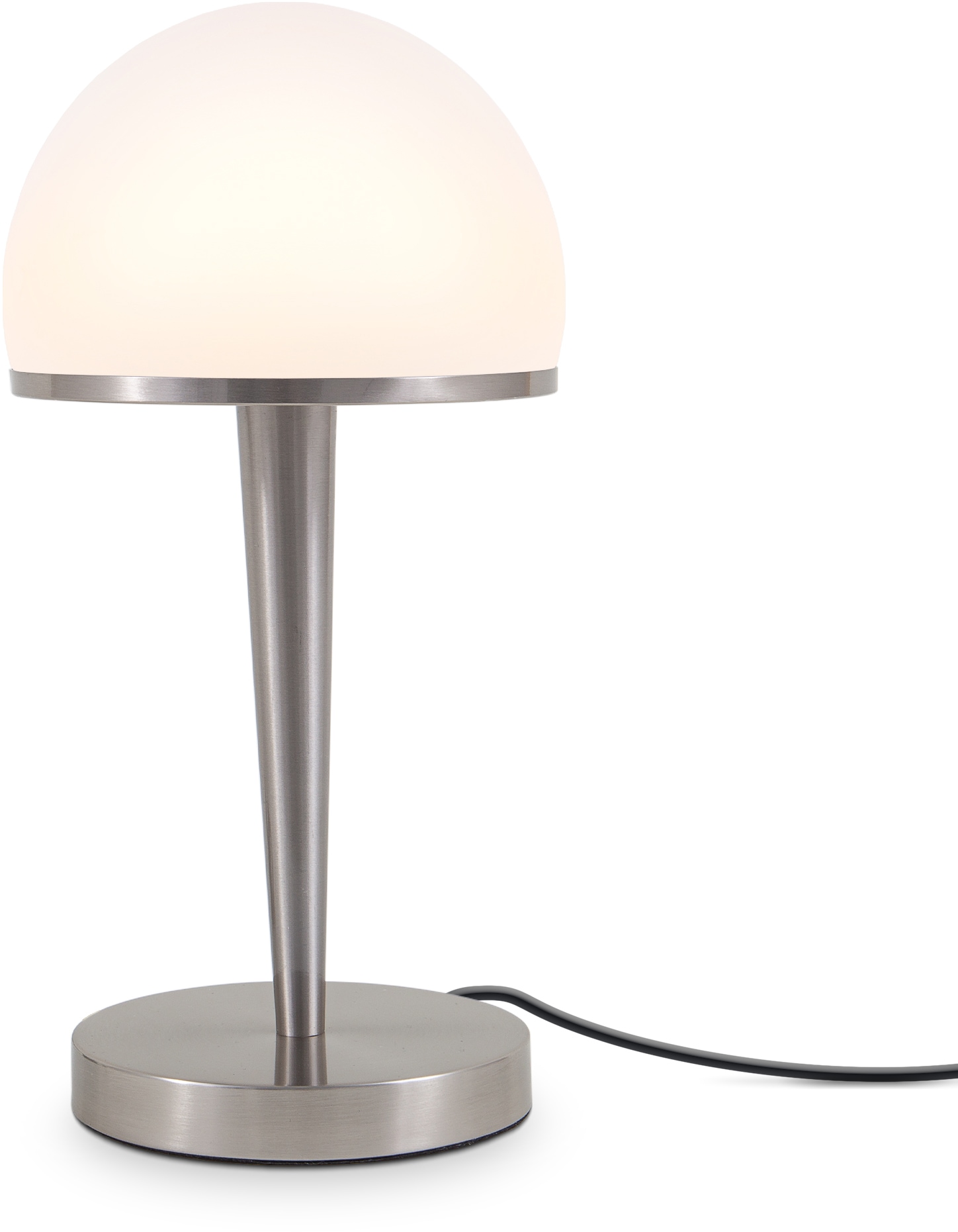 dimmbar, B.K.Licht 1 flammig-flammig, Tischleuchte, Bauhaus-Stil, 3 | online Tischlampe, Touchdimmer XXL Glasschirm, Garantie mit Jahren kaufen 4-Stufen,