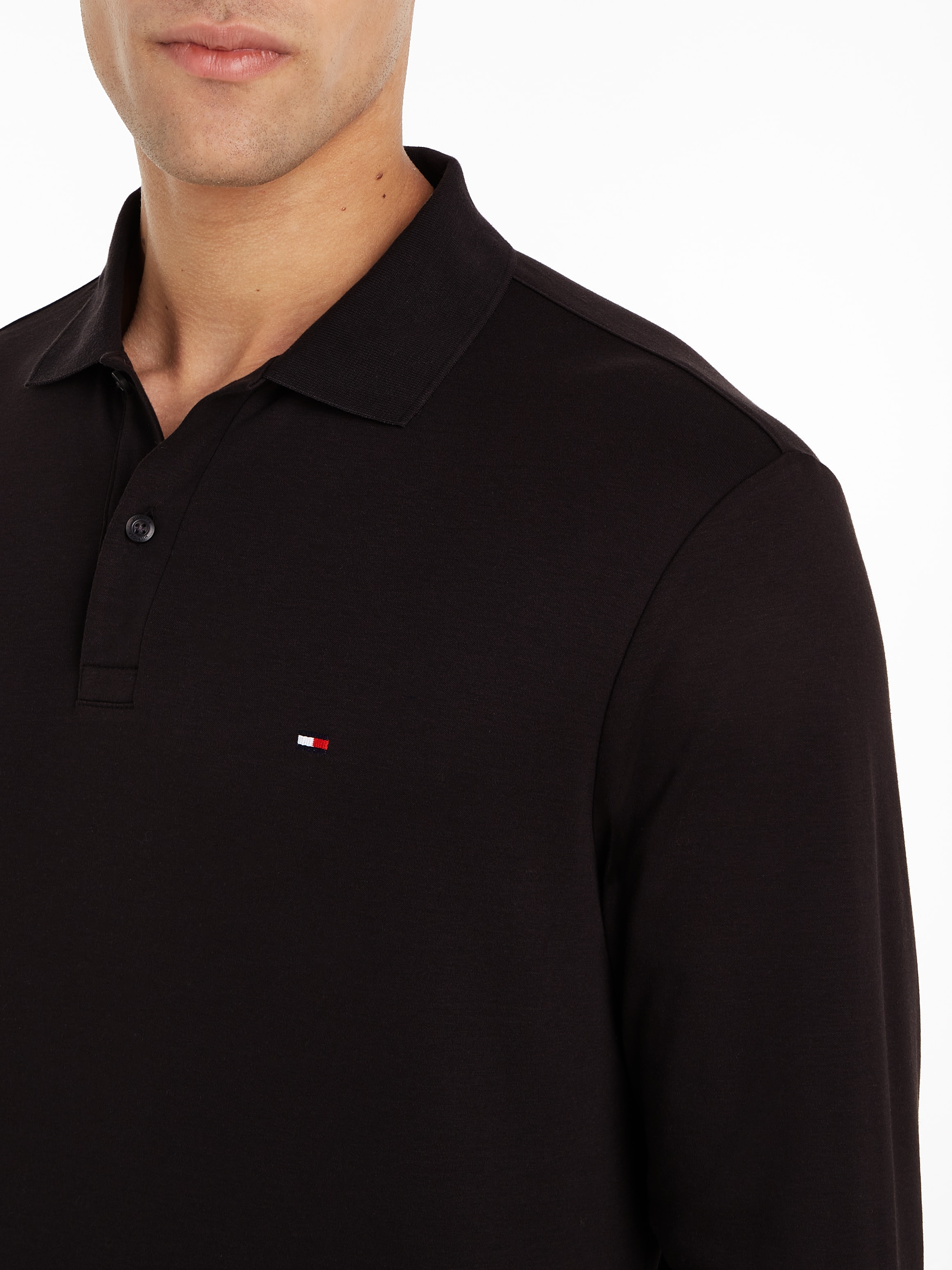 Tommy Hilfiger Langarm-Poloshirt »L/S LIQUID COTTON REG POLO«