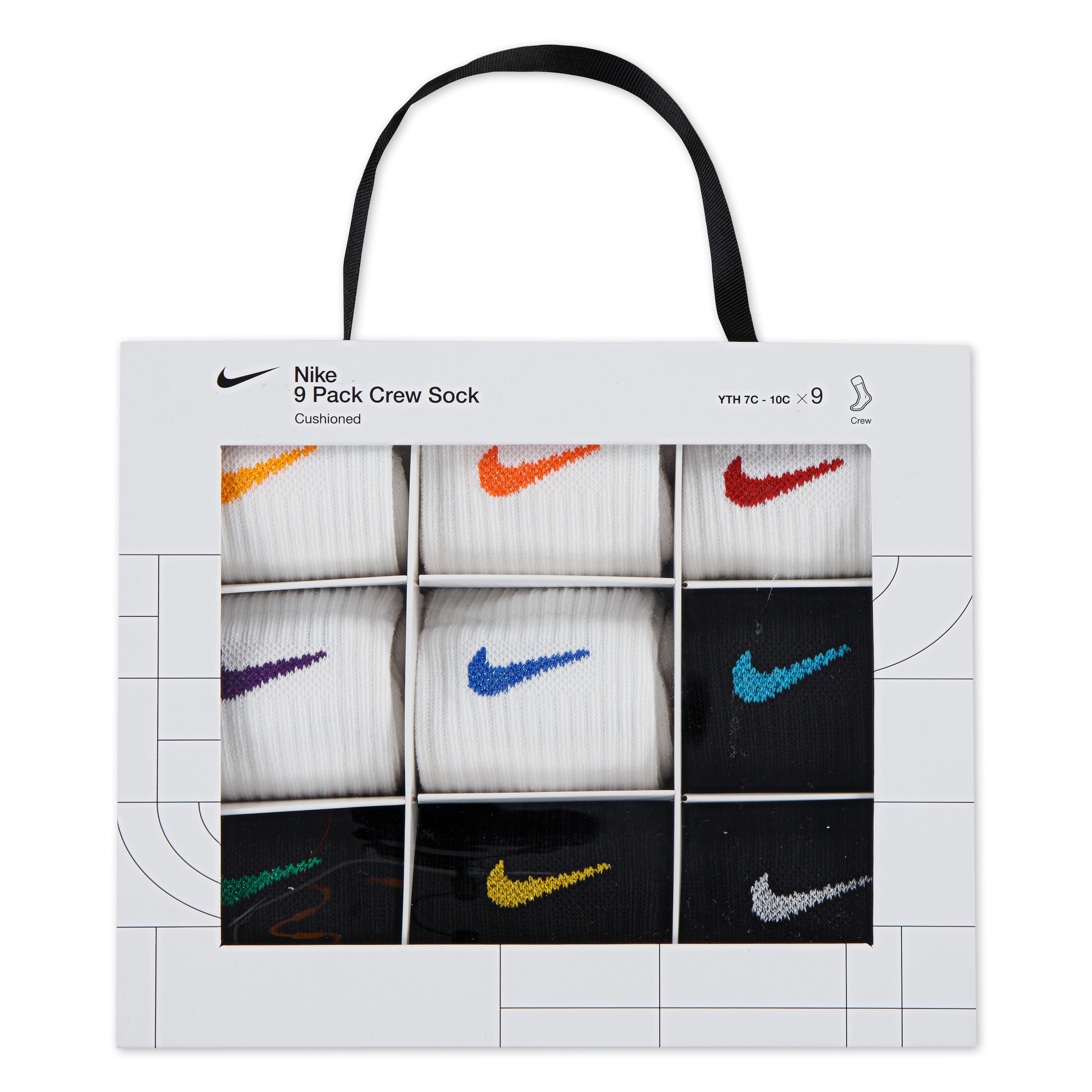 Nike Sportswear Socken »NHN HOLIDAY 9PK CREW BOX SET« 9 Stk. tlg. für Babys