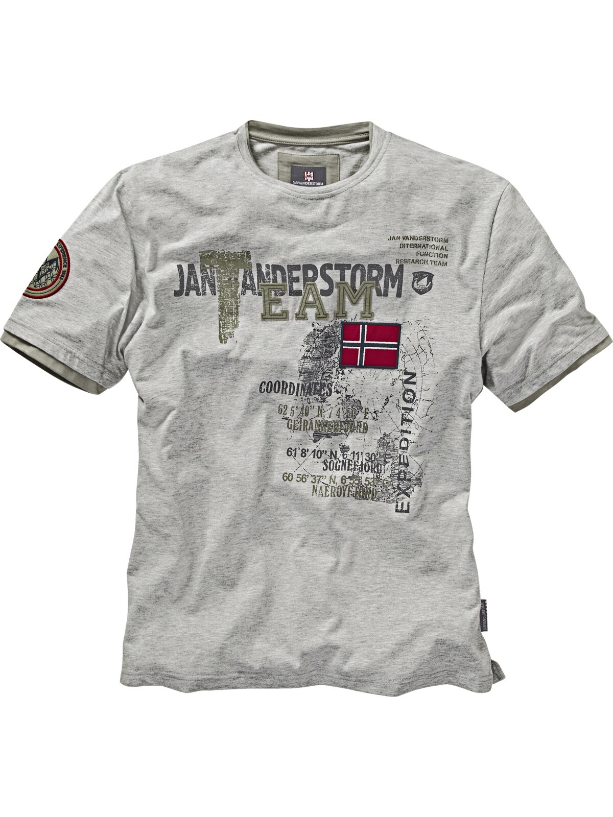 Jan Vanderstorm T-Shirt »T-Shirt SÖLVE«