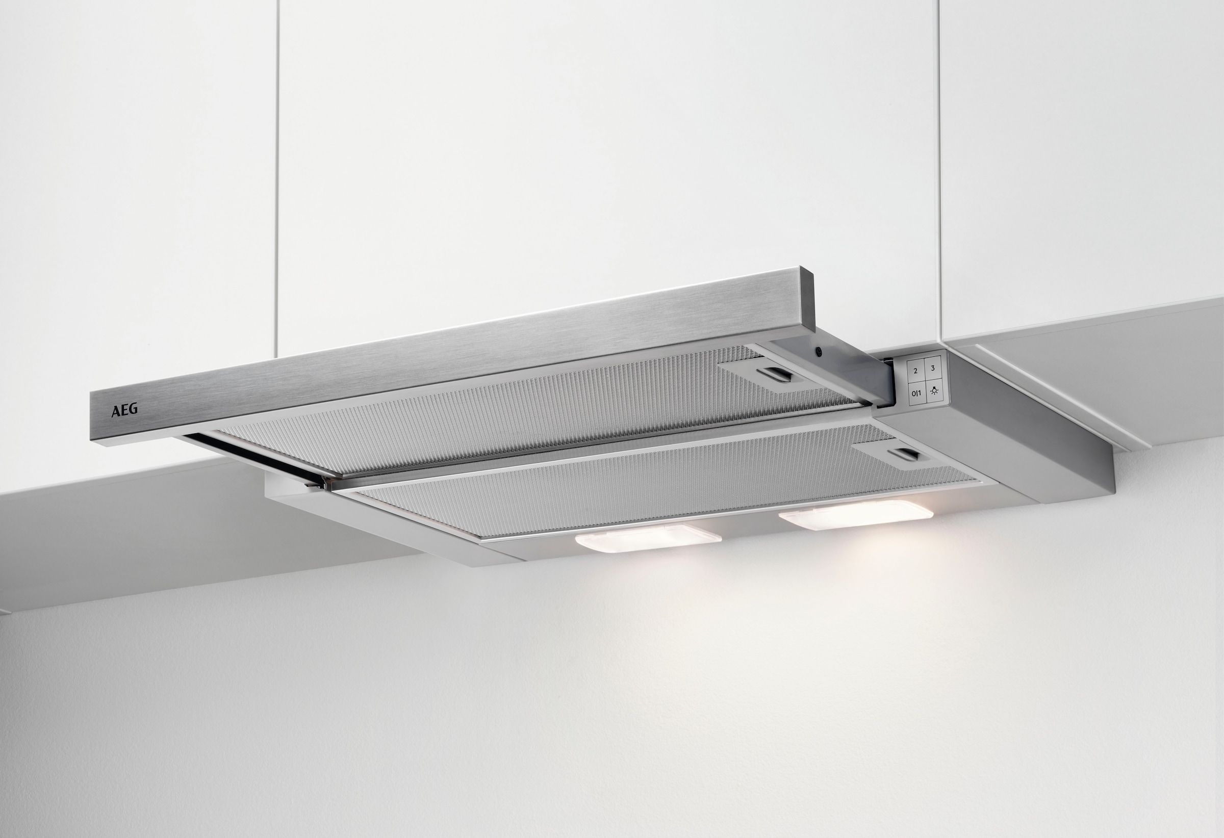 AEG DPS362AS Halb eingebaut (Pullout) Edelstahl 330 m³/h