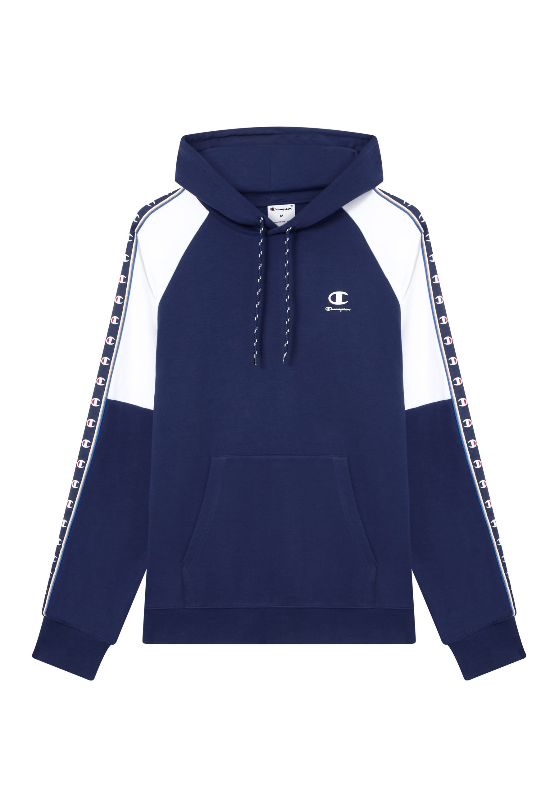 Champion Kapuzensweatshirt »Sports-inspired Interlock Hoodie with Tape detailing«, mit Kordelverschluss, Langarm-Design, aus Baumwolle und Polyester
