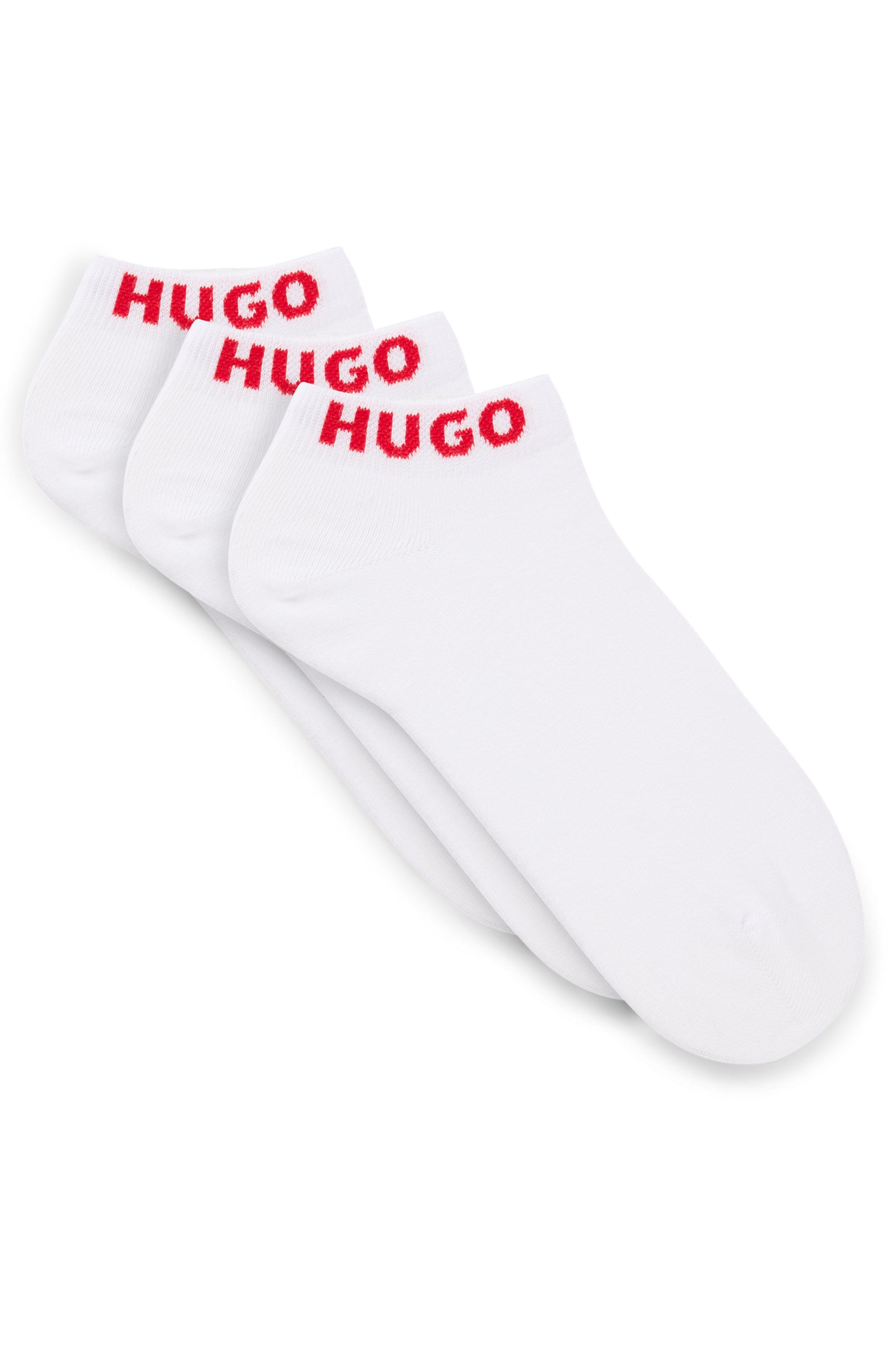 HUGO Underwear Freizeitsocken »3P AS UNI CC«, (Packung, 3er), mit Logostickerei