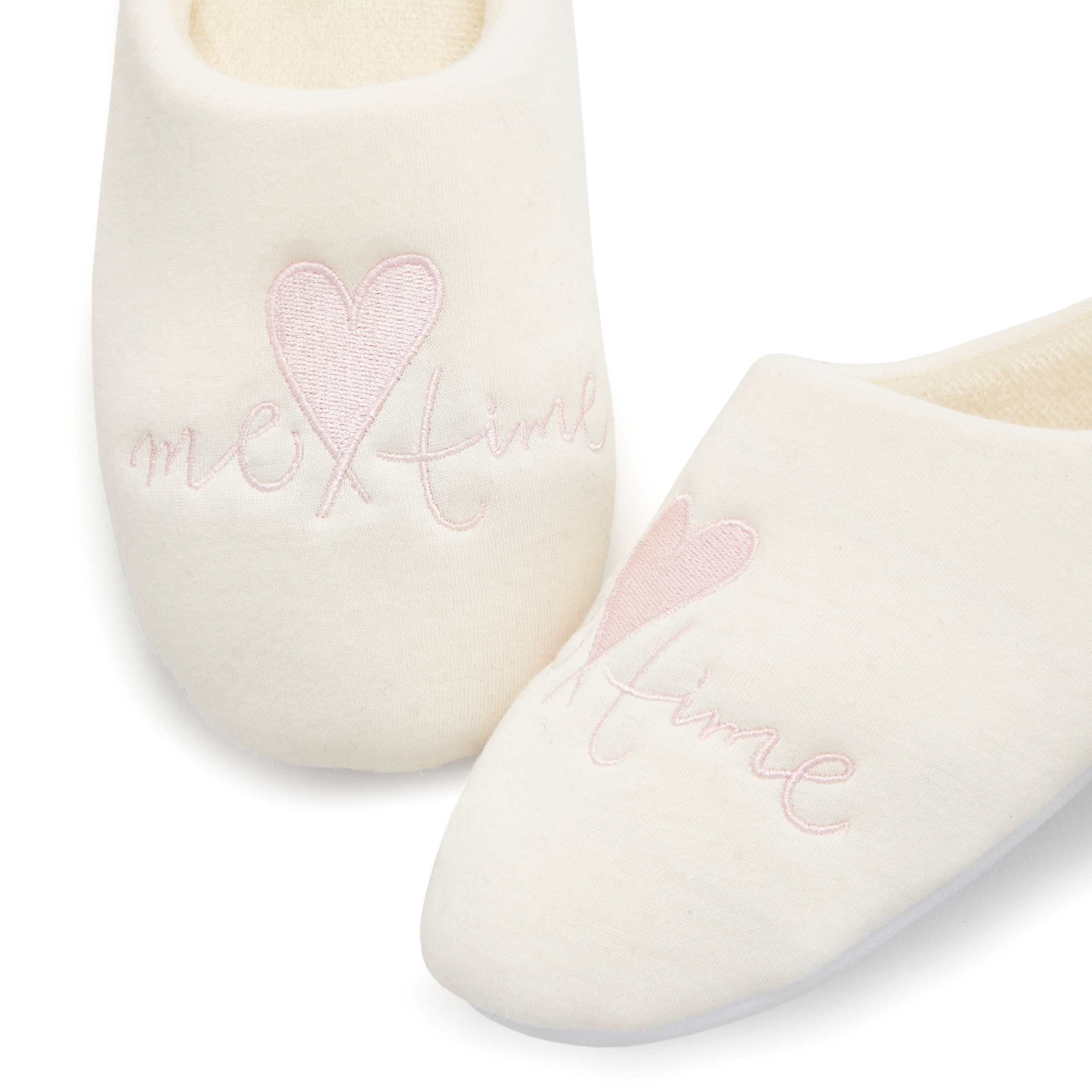 Vivance Pantolette »Hausschuh, Pantoffel, Clog,«, mit verspieltem Schriftzug VEGAN