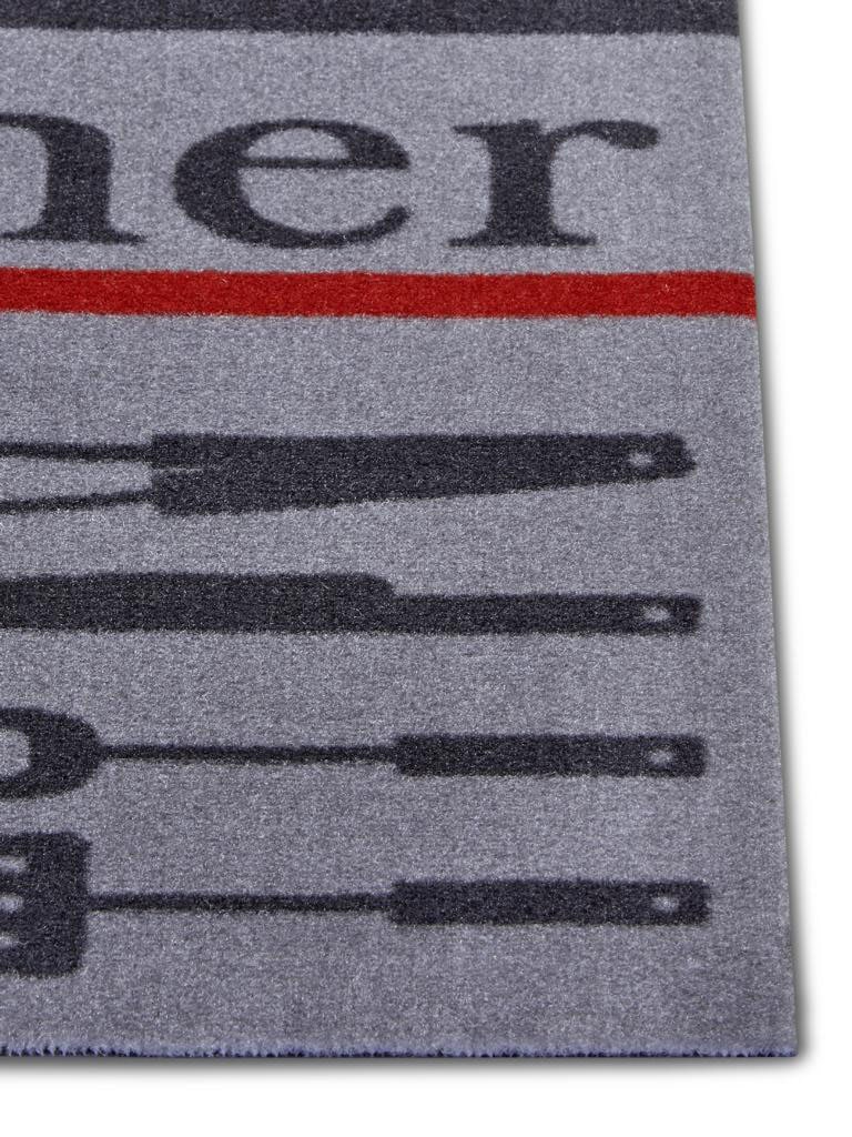 HANSE Home Küchenläufer »Dinner«, rechteckig, 5 mm Höhe, Kurzflor, rutschhemmend, Waschbar, Strapazierfähig, Pflegeleicht,Küche