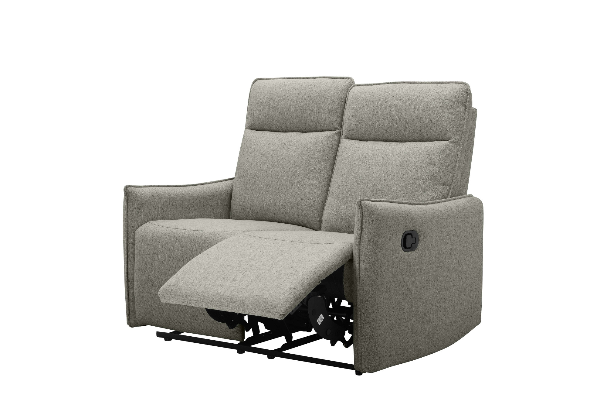 Dorel Home 2-Sitzer »Lugo, Kinosofa mit Reclinerfunktion in Kunstleder und Webstoff«, mit manueller Relaxfunktion in beiden Sitzen