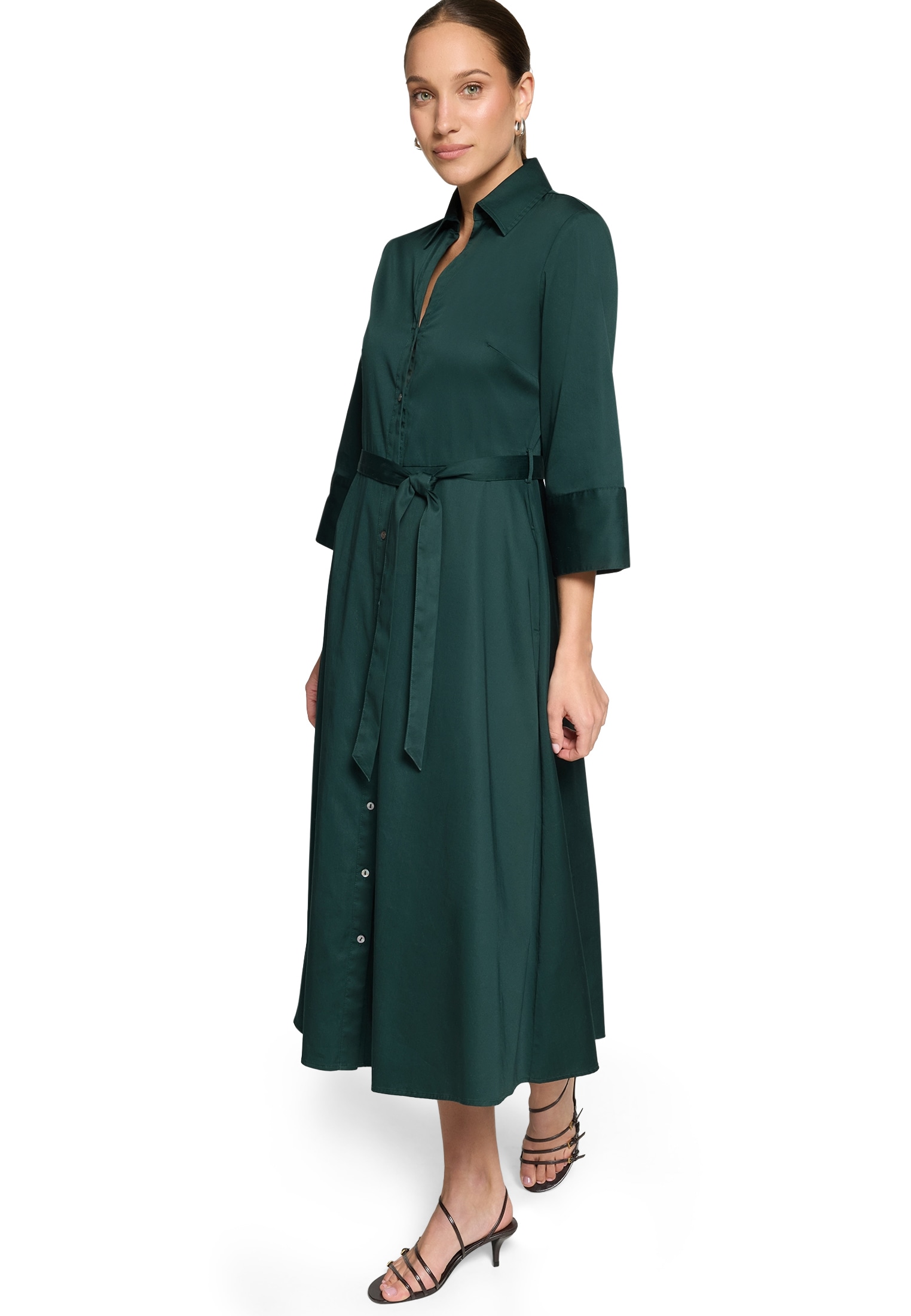 Zero Hemdblusenkleid »Hemdblusenkleid mit 3/4 Arm«