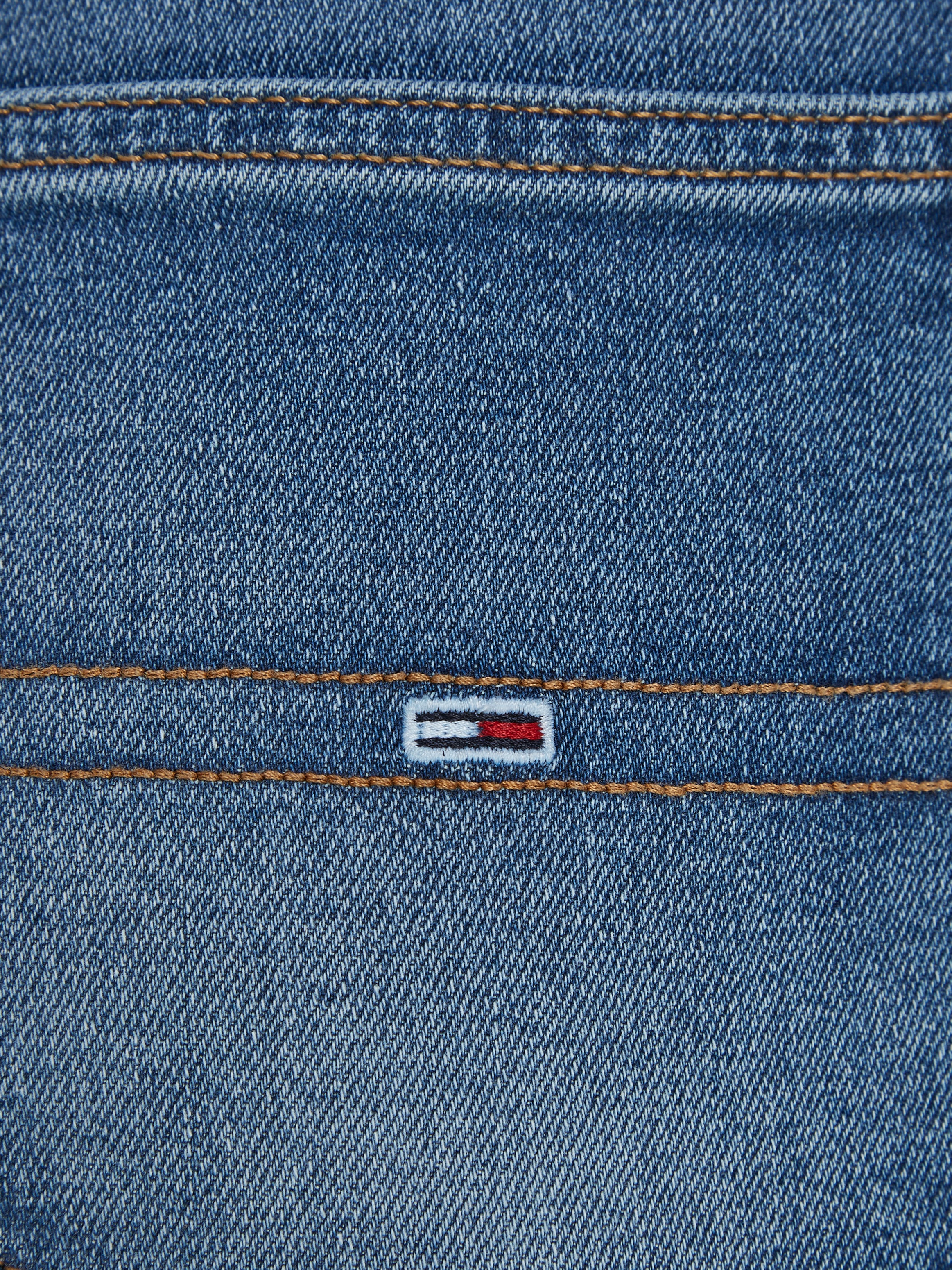 Tommy Jeans Straight-Jeans »JULIE UH STR AH1280«, mit Logostickerei