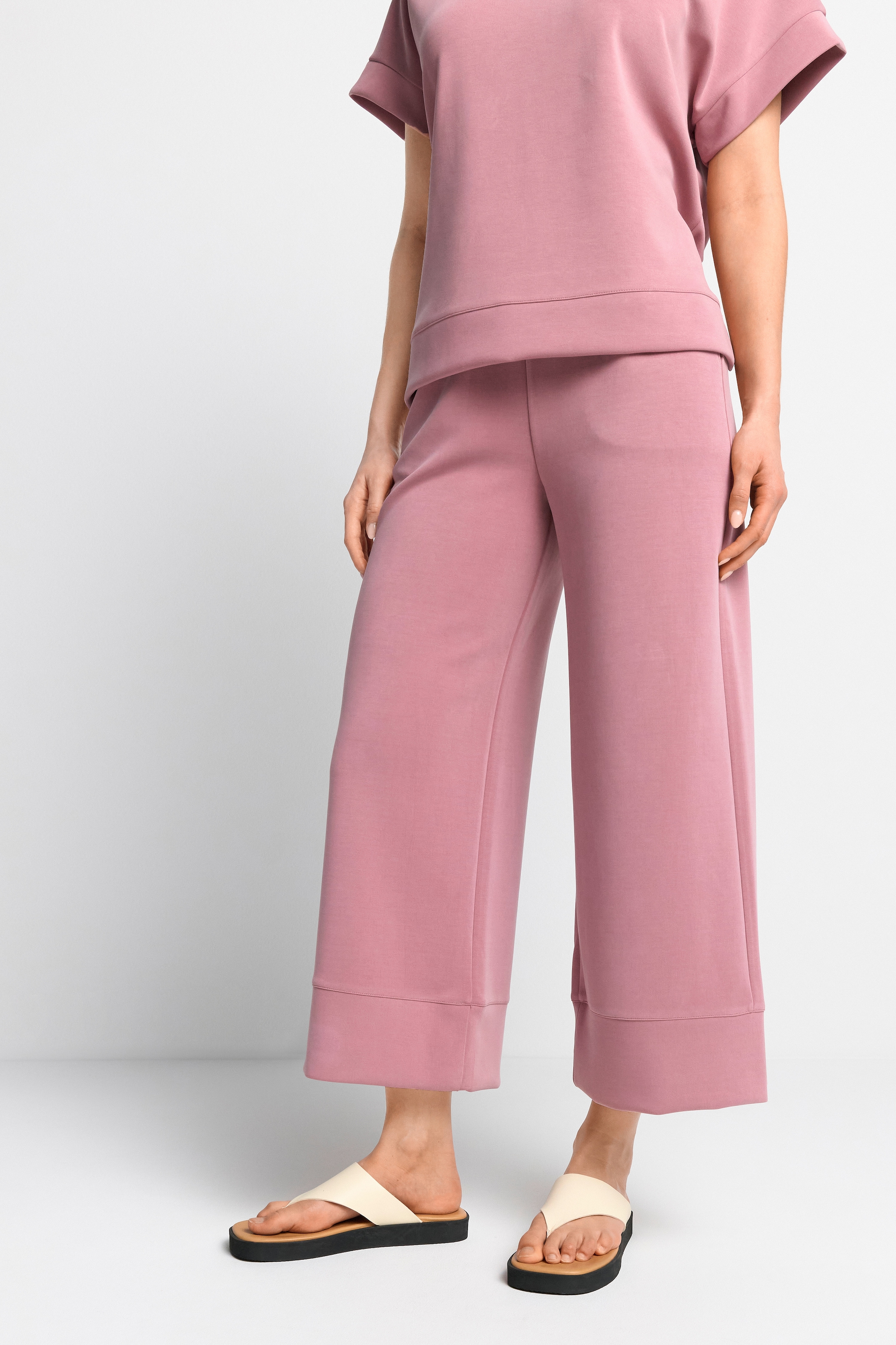 Rich & Royal Culotte »2409 T Peach Culotte«, aus fester, gepeachter Qualität