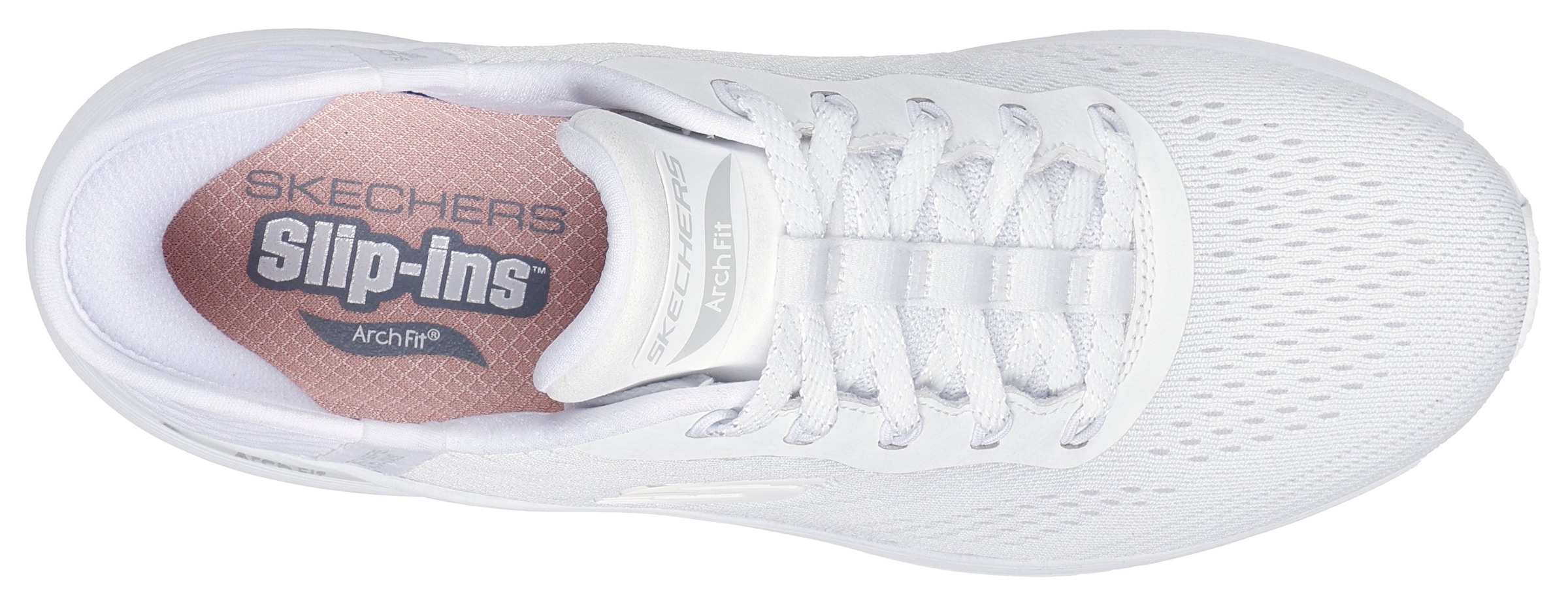 Skechers Slip-On Sneaker »ARCH FIT 2.0-EASY CHIC«, Schlupfschuh, Vegan mit elastischer Bungee Schnürung