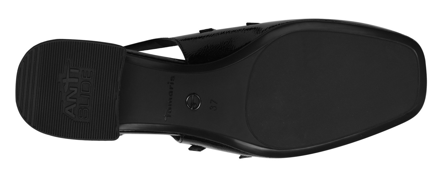 Tamaris Slingpumps  , Blockabsatz, Abendschuh in modischer Karreeform