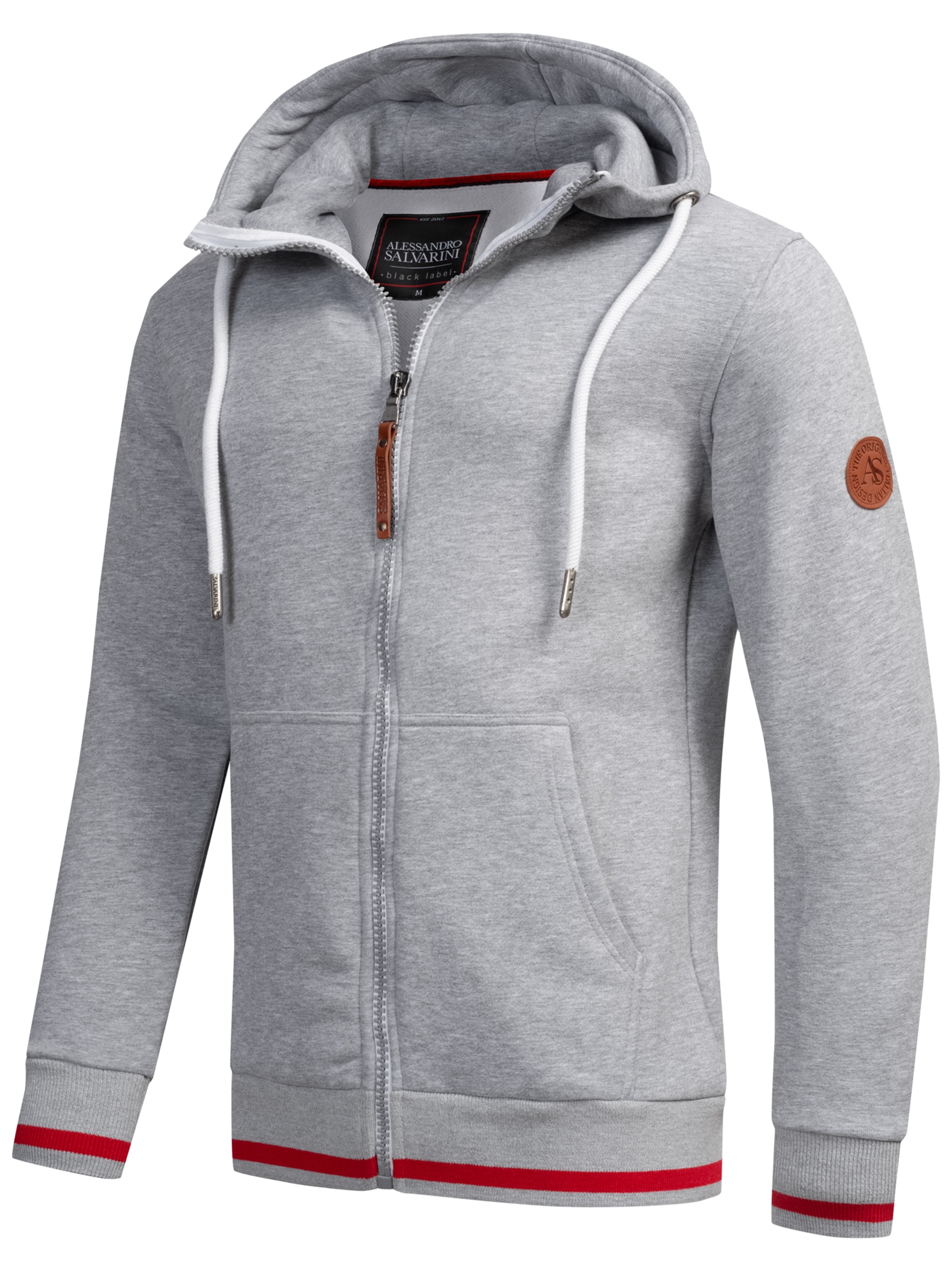 Alessandro Salvarini Sweatjacke »Alessandro Salvarini Herren Hoodie AS310«