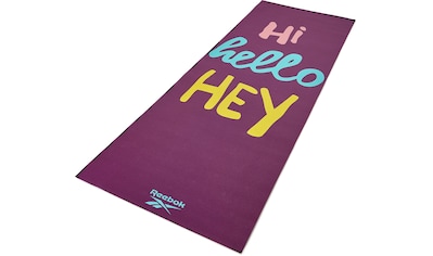 Reebok Yogamatte »Reebok Yogamatte "Hello Hi"- beidseitig, rutschfest« kaufen