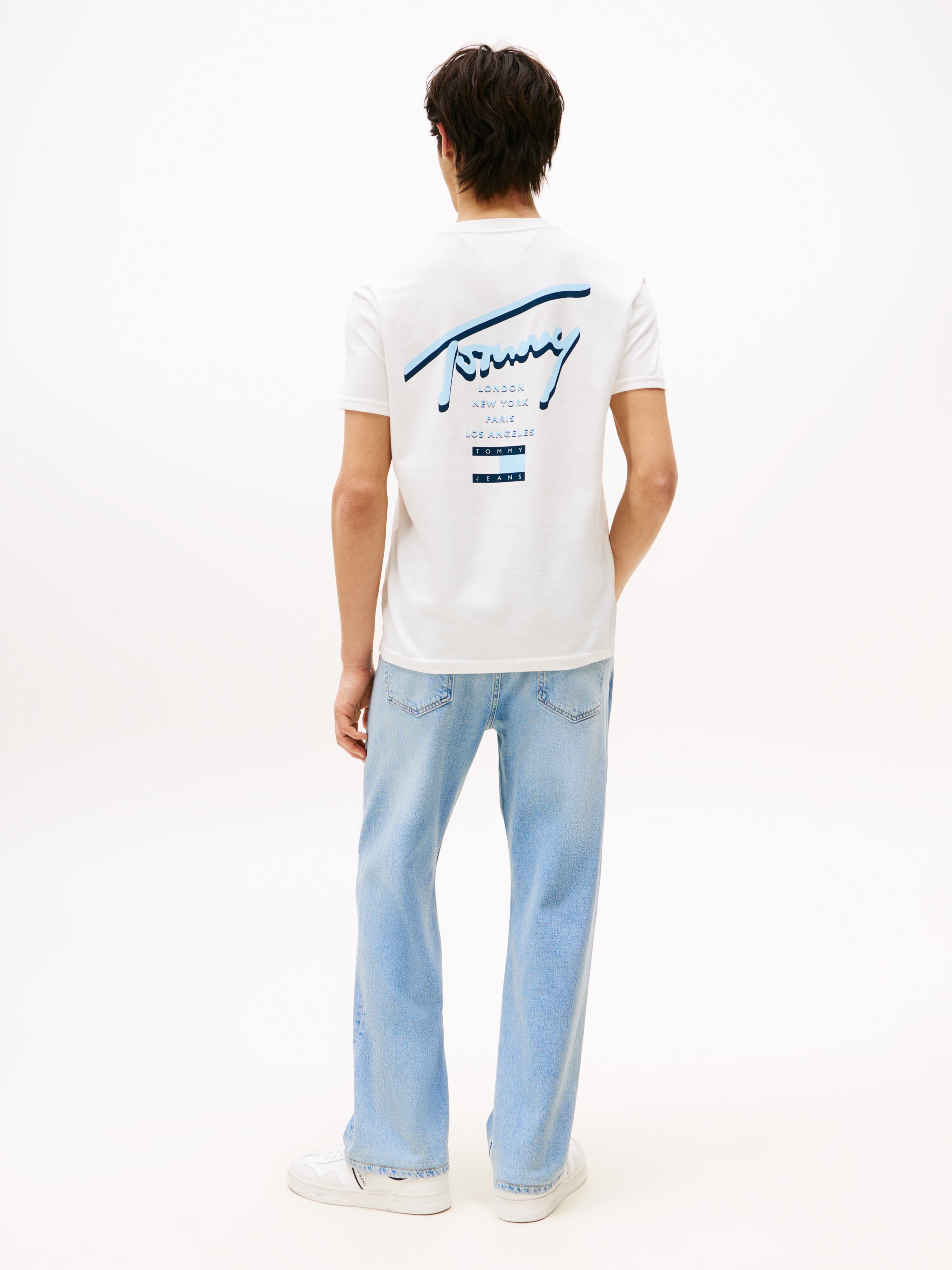 Tommy Jeans T-Shirt »TJM REG SIGNATURE CITY TEE«, mit großem Rückenprint