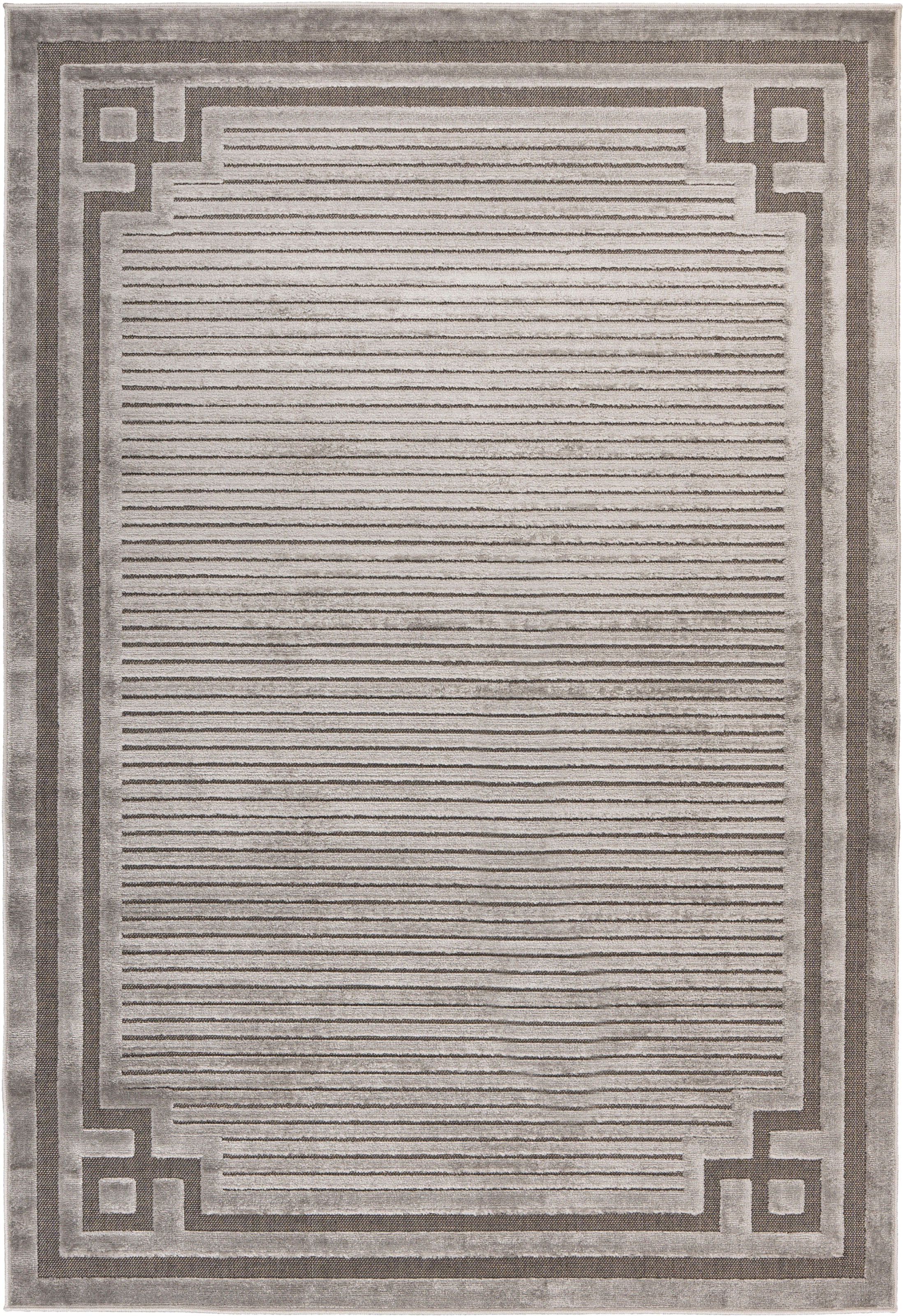 Kayoom Teppich »Madita 225«, rechteckig, 9 mm Höhe, 252.000 Points / m², Unifarben, modernes Design