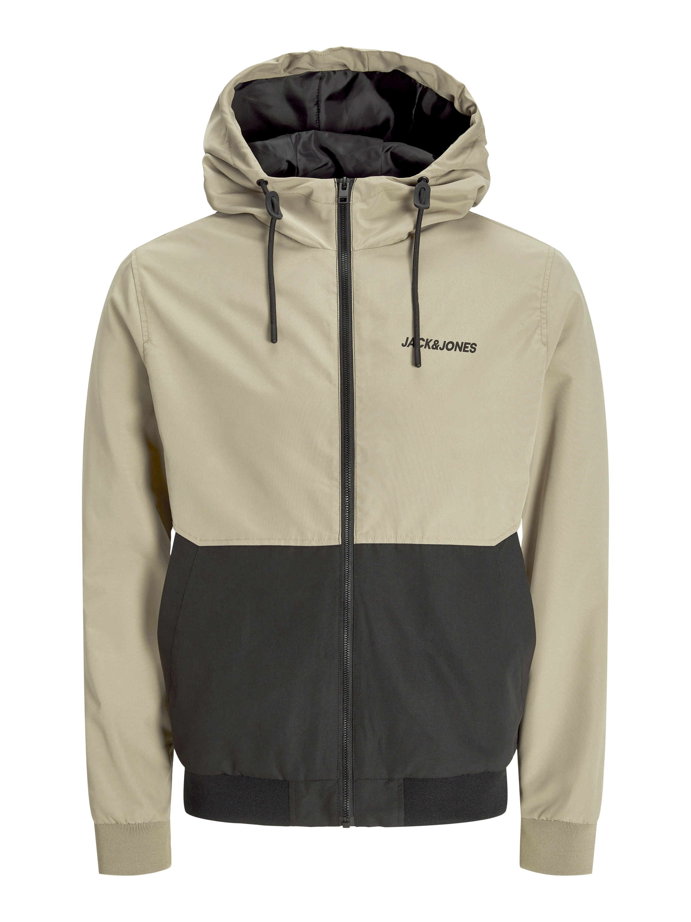 Jack & Jones PlusSize Bomberjacke »JJERUSH HOOD BOMBER NOOS PLS«, mit Kapuze, mit Logo Schriftzug