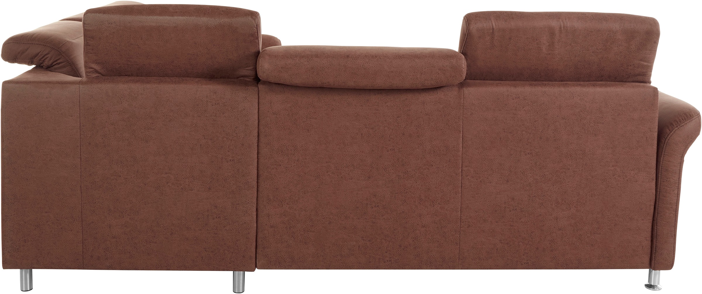 sit&more Ecksofa »Darwin L-Form«, inklusive Federkern, wahlweise mit Kopfteilverstellung, Bettfunktion