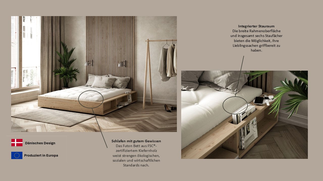 Karup Design Bettgestell »ZIGGY«