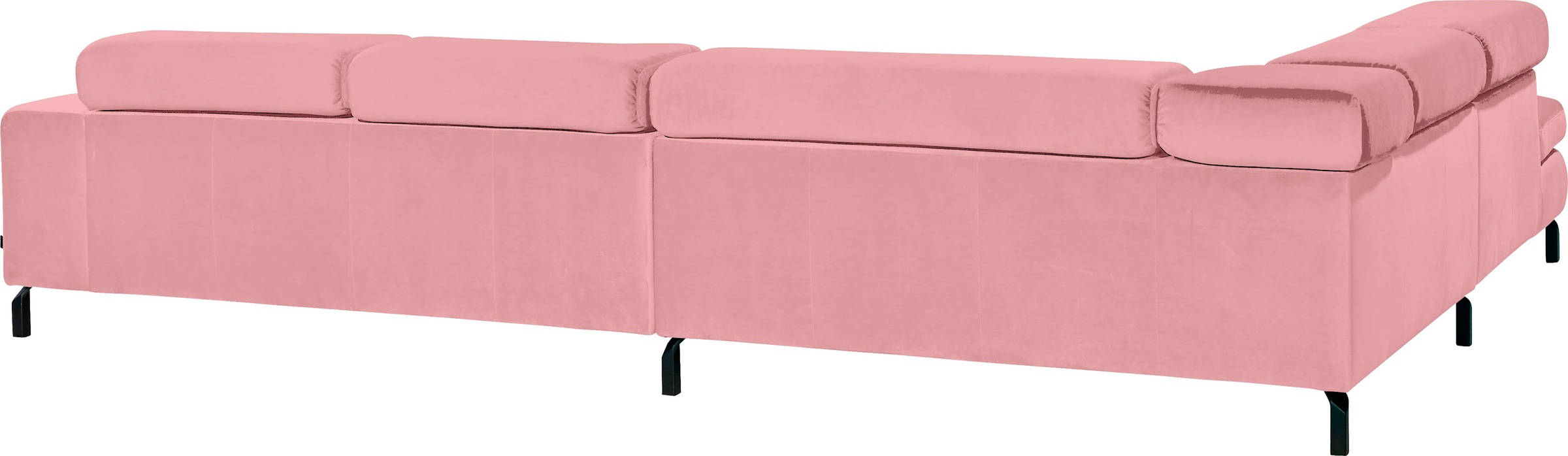 GALLERY M branded by Musterring Ecksofa »Felicia Due L-Form«, Wahlweise mit Sitzvorzug, inkl. Kopfteilverstellung, Sitzhöhe 43 cm