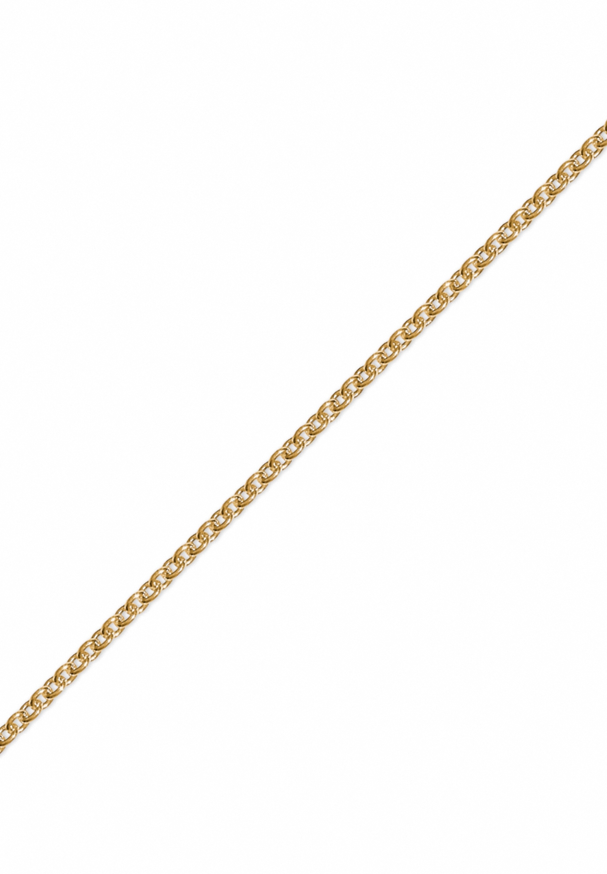 ONE ELEMENT Goldkette »Halskette Rundankerkette aus 585 Gelbgold Ø 1,1 mm«