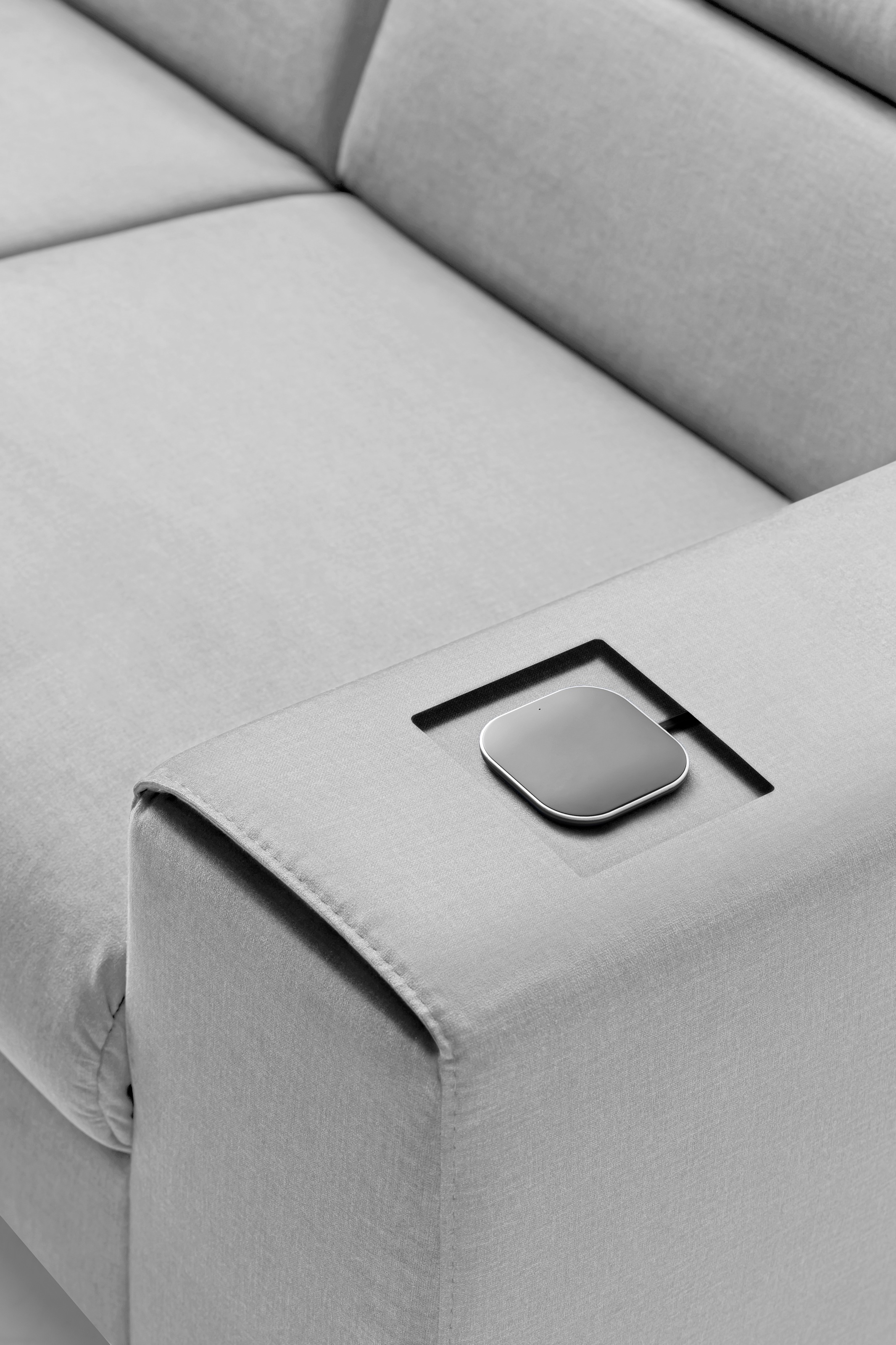 COTTA Ecksofa »Morven L-Form mit Kopfteilverstellung«, wahlweise mit Bettfunktion, Bettkasten & Wireless-Charger