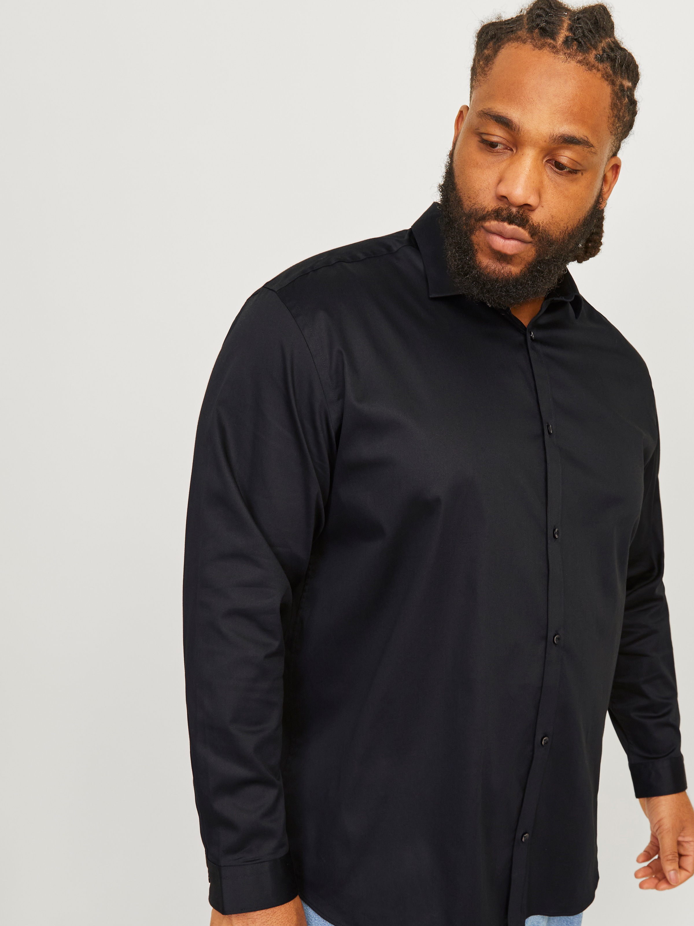 Jack & Jones PlusSize Langarmhemd »JJPRPARMA SHIRT L/S NOOS PLS«