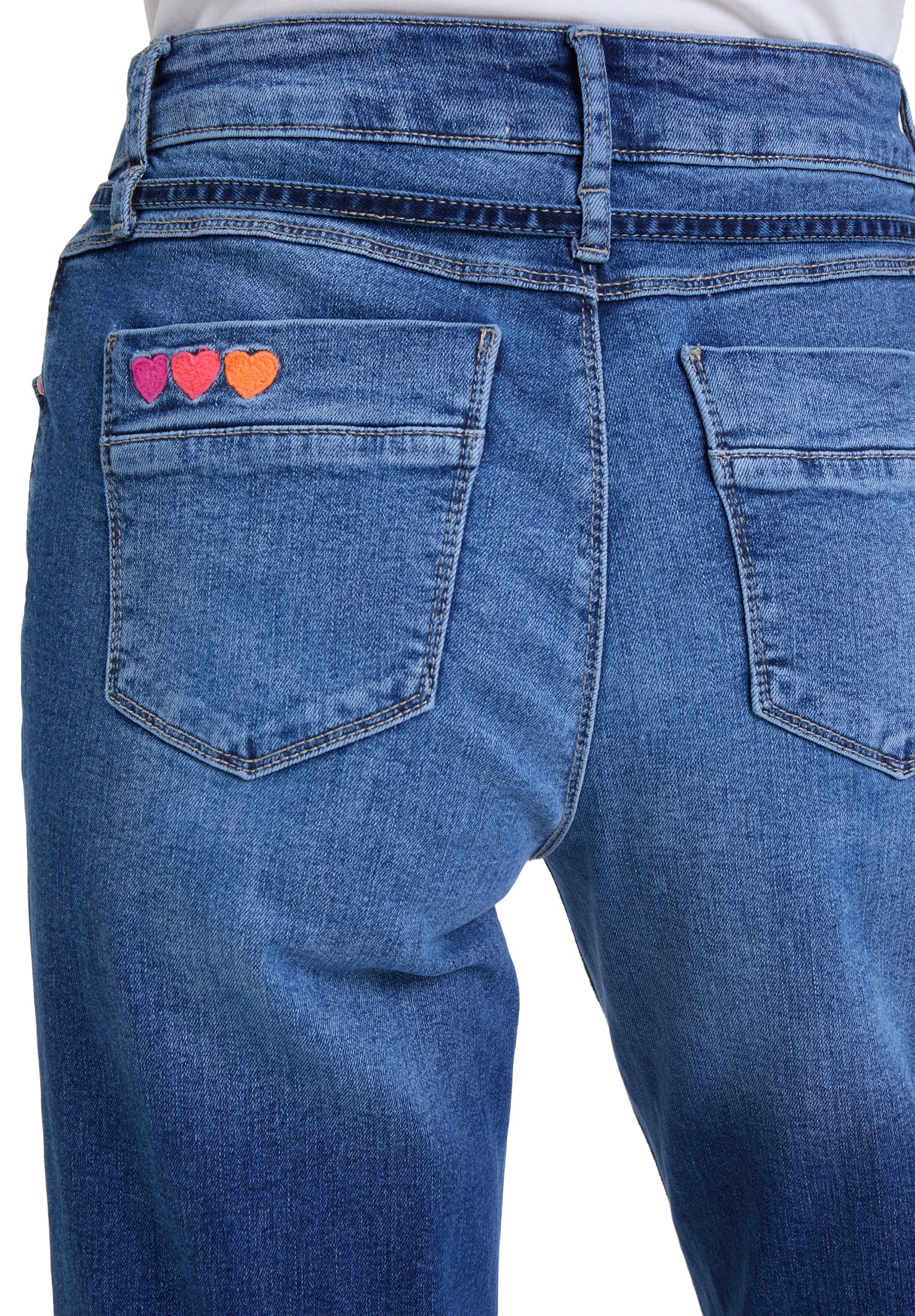 Cartoon Stretch-Hose »Stretch-Jeans mit Stickerei«