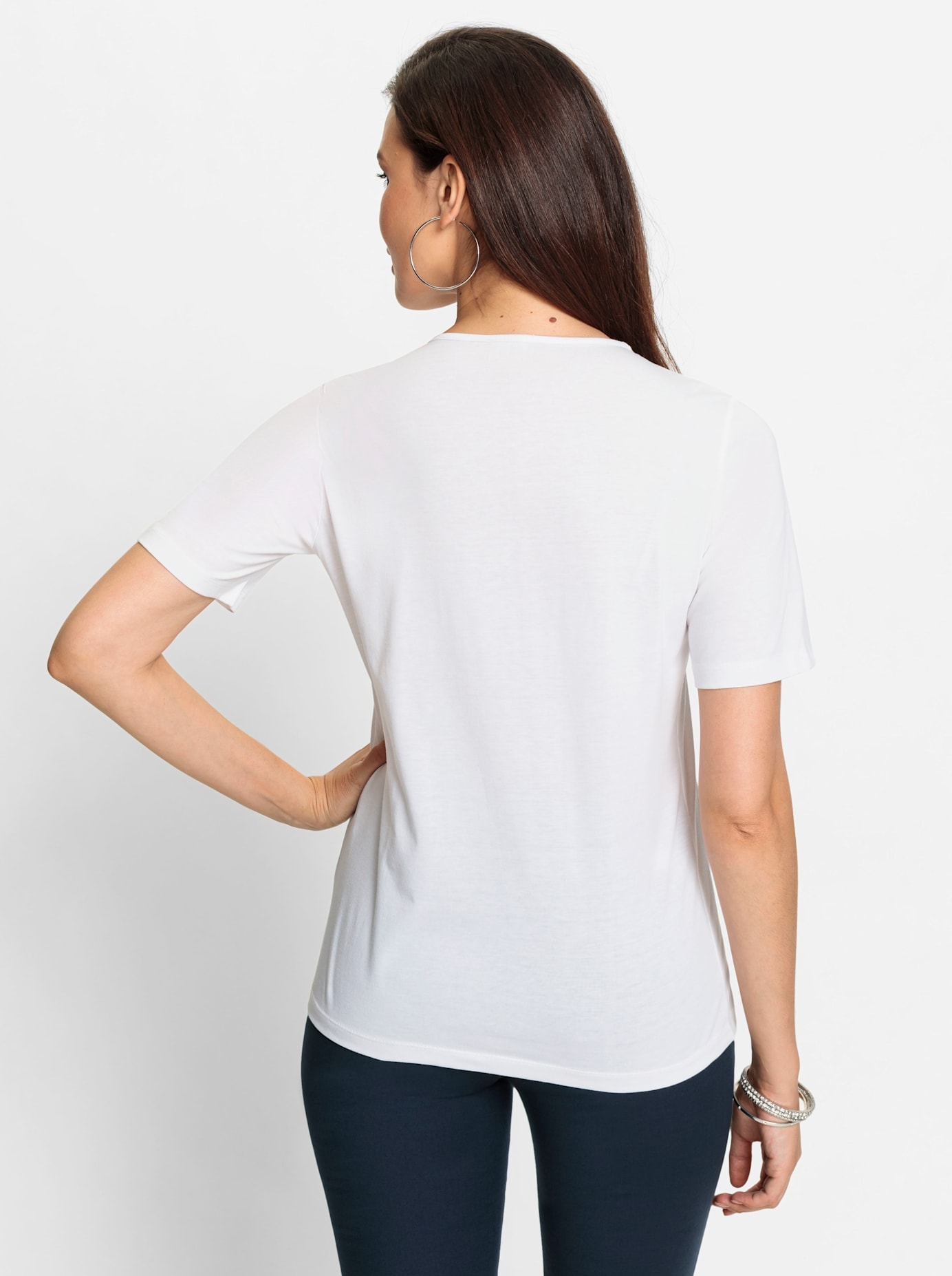 Lady Kurzarmshirt »Shirt«, (1 tlg.)