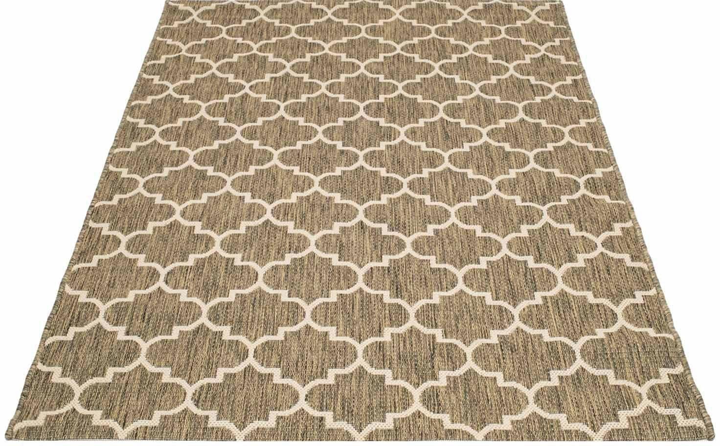 Carpet City Teppich Marokkanisches Muster, geeignet, Terrasse Outdoor In/- 604«, rechteckig, »Sun