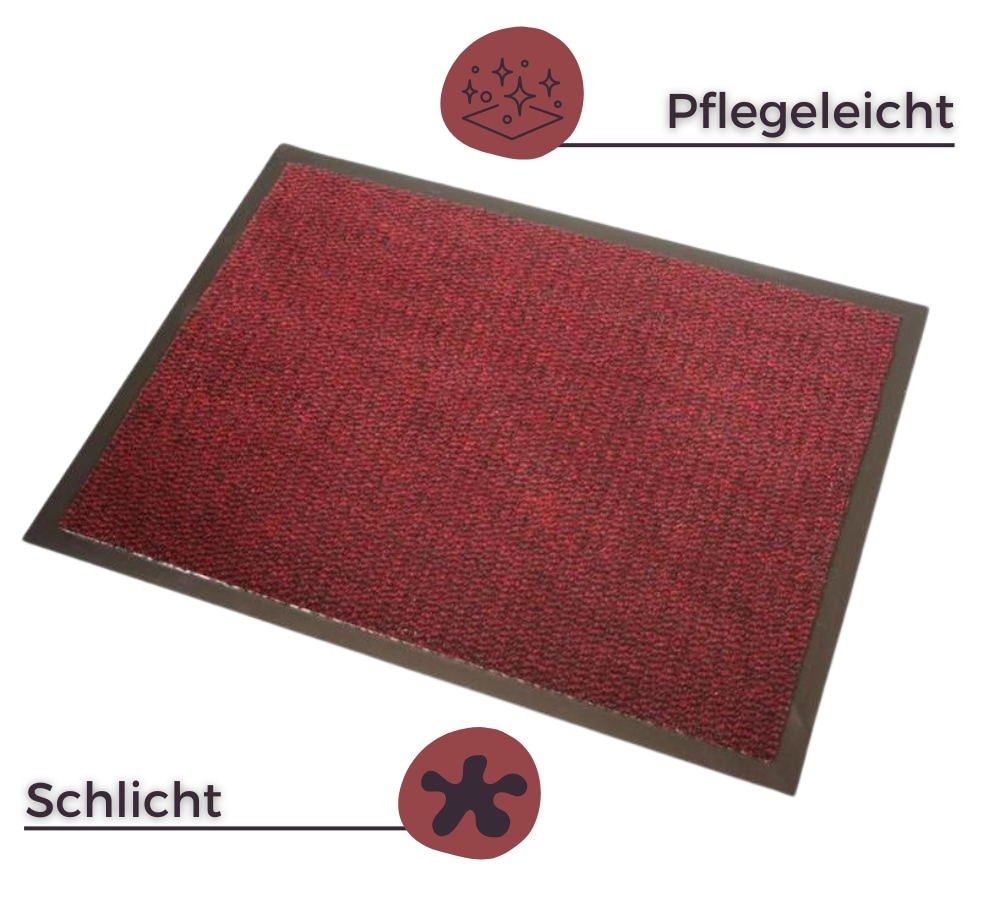 HANSE Home Fußmatte »Faro Line, Türmatte«, rechteckig, 10 mm Höhe, Waschbar, Schmutzfangmatte, Outdoor, Innen, Rutschfest, Wetterfest