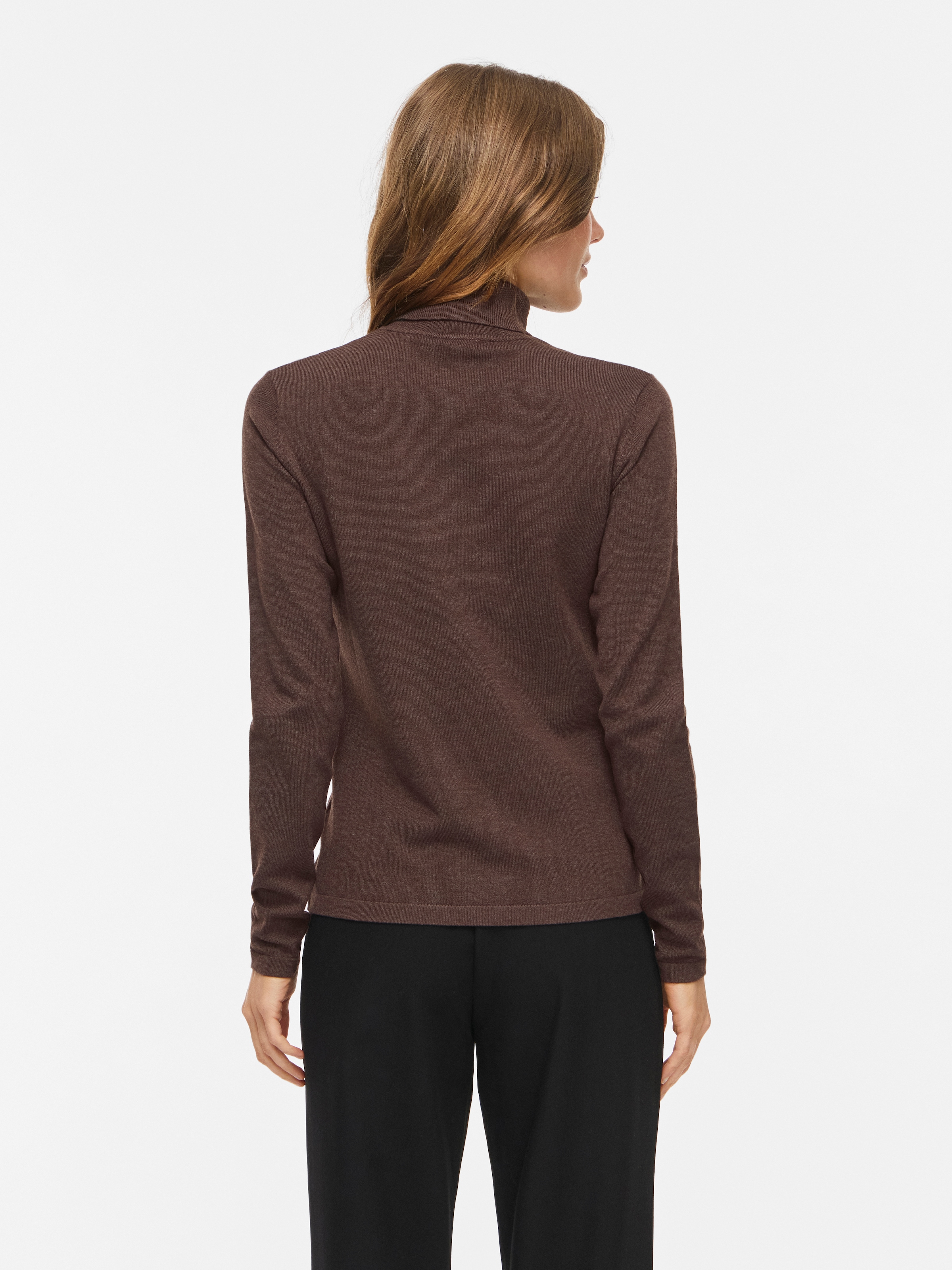 Vila Rollkragenpullover »VIMALU ROLLNECK L/S KNIT TOP NOOS« Materialmix