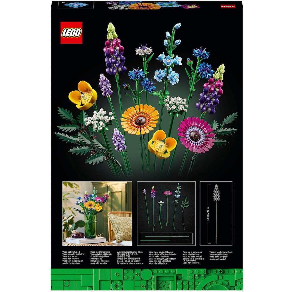 LEGO® Konstruktionsspielsteine »Wildblumenstrauß (10313), LEGO® Icons«, (939 St.)