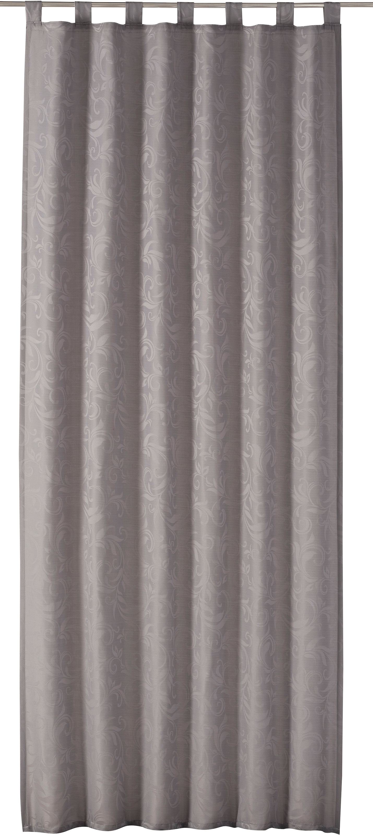 ELBERSDRUCKE Gardine »Kensington 06 taupe-braun«, (1 St.) | Thermovorhänge