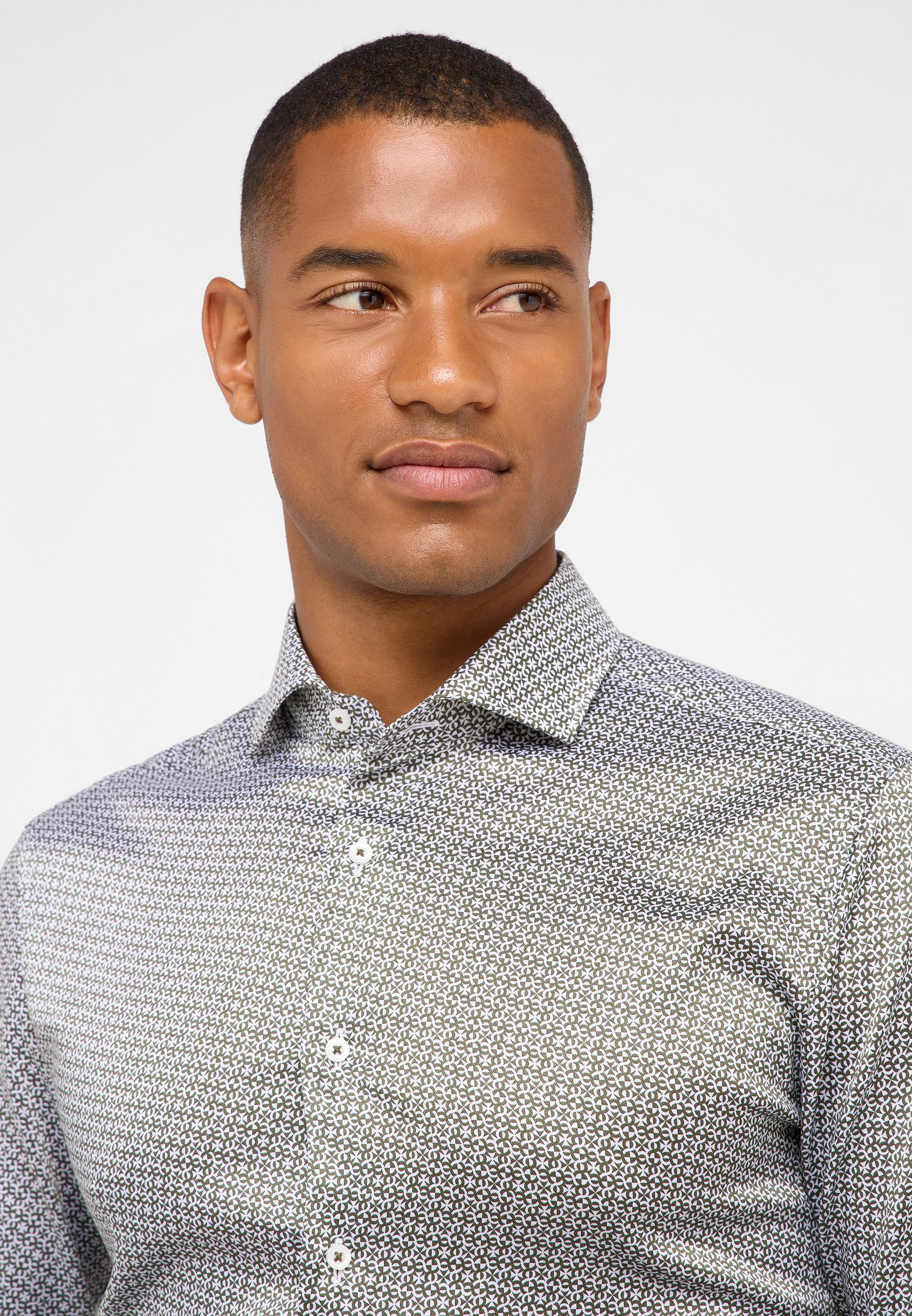 Eterna Langarmhemd »SLIM FIT« EASY IRON (bügelleicht)