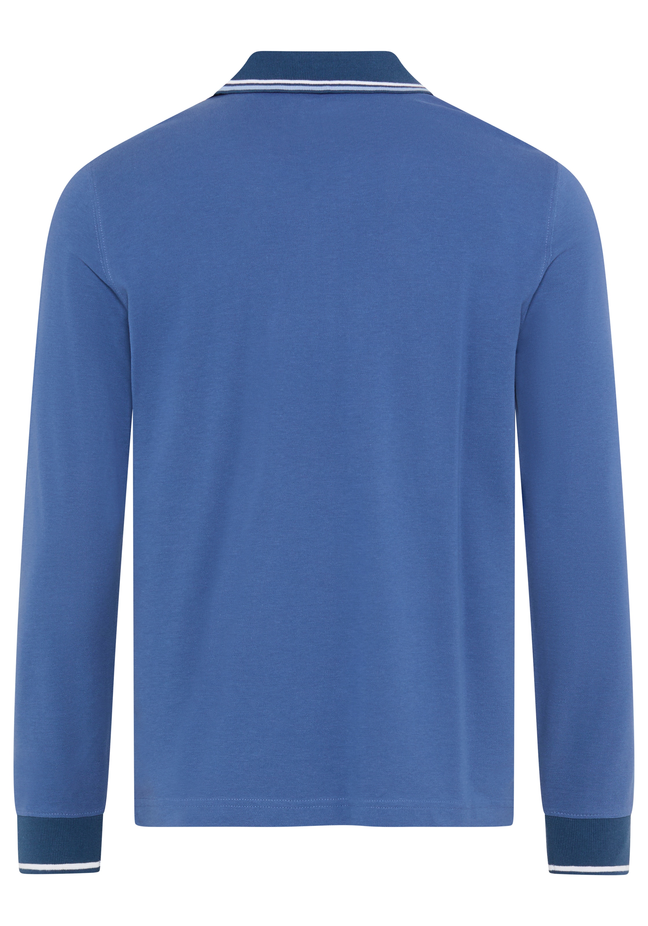 Man's World Poloshirt normale Passform, mit Langarm, klassischer Casual-Look