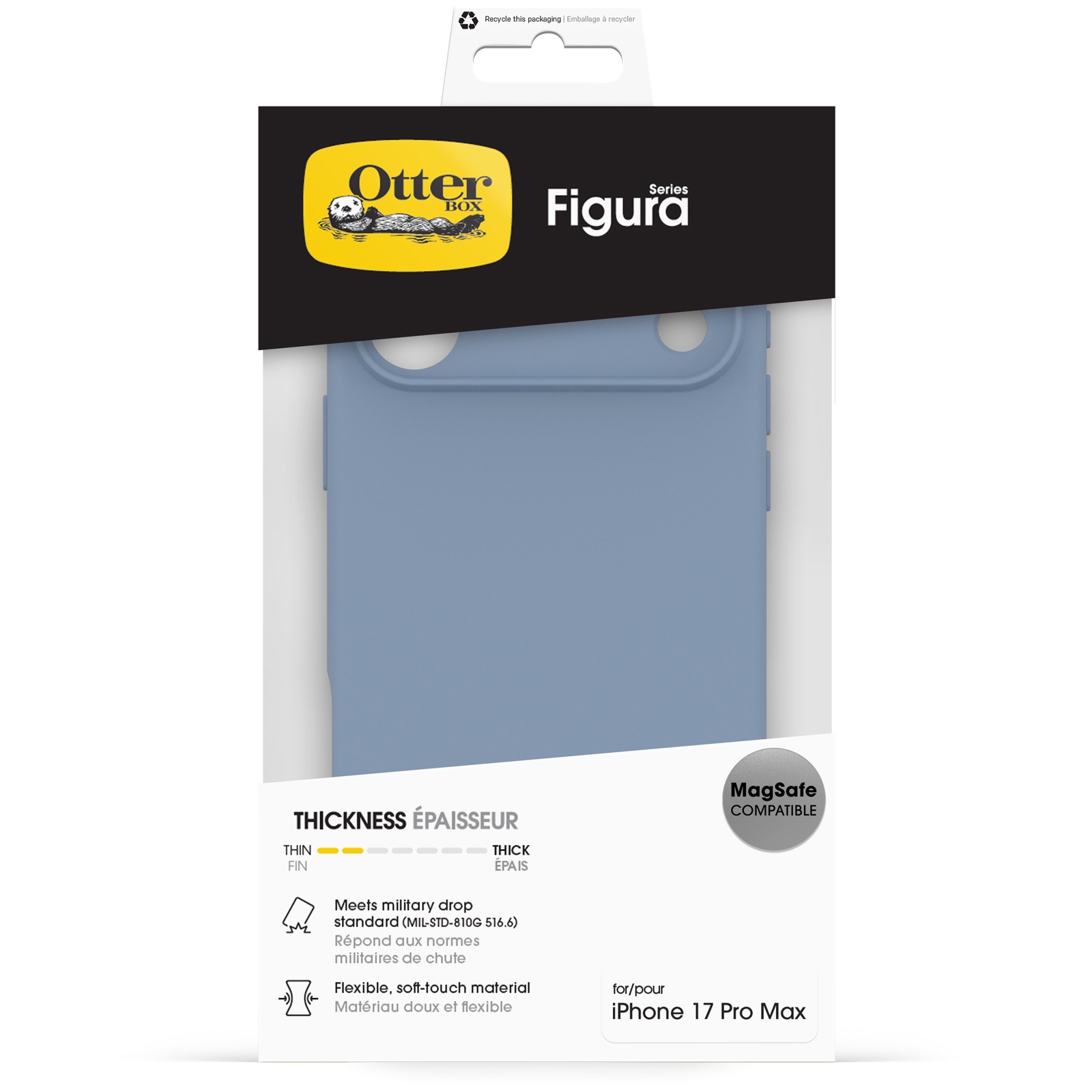 Otterbox Handyhülle »Figura für Apple iPhone 17 Pro Max« Apple iPhone 17 Pro Max Backcover, Schutzhülle, Handyschutzhülle, Case, Schutzcase, stoßfest